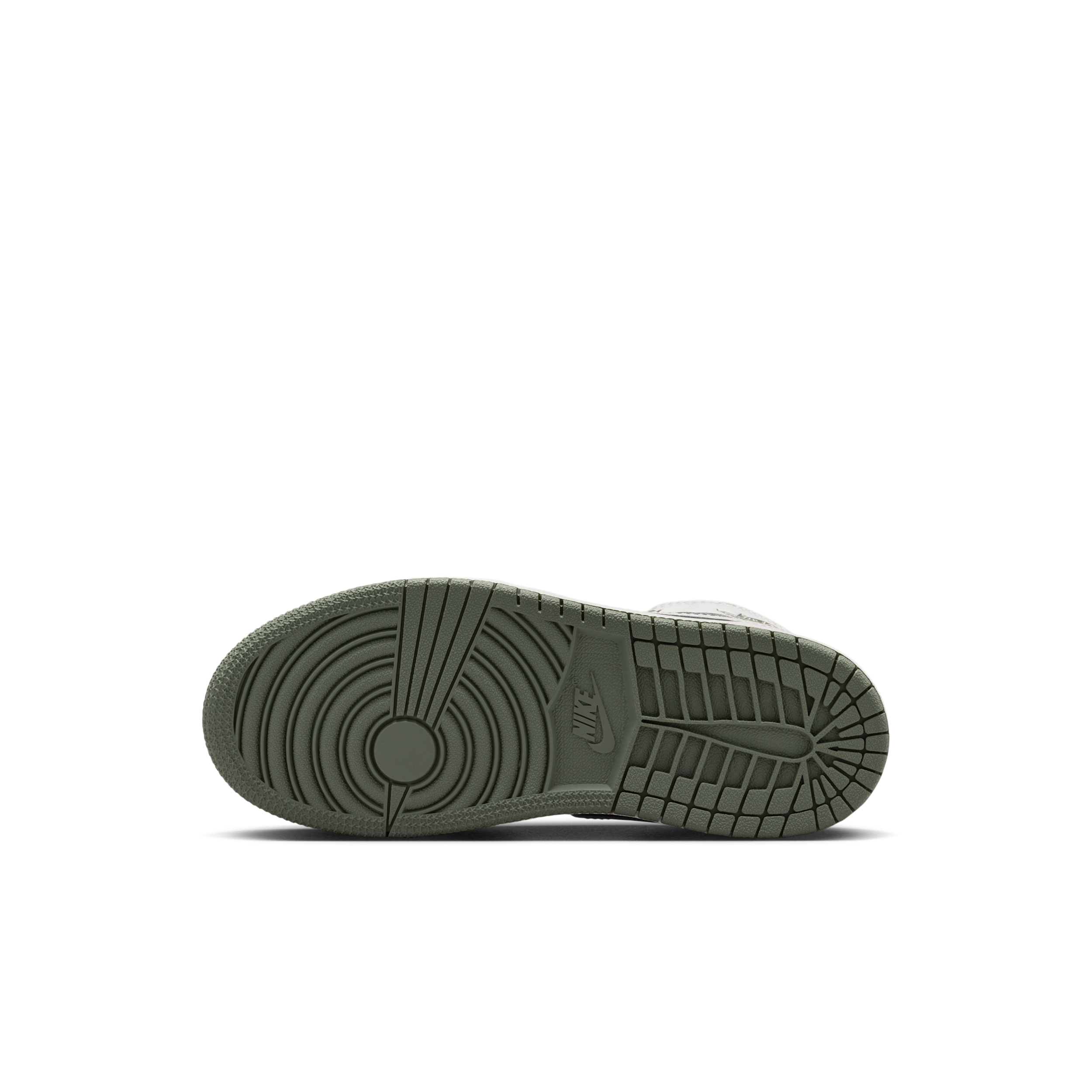 Jordan 1 Mid-sko til mindre børn - hvid - DQ8424-107