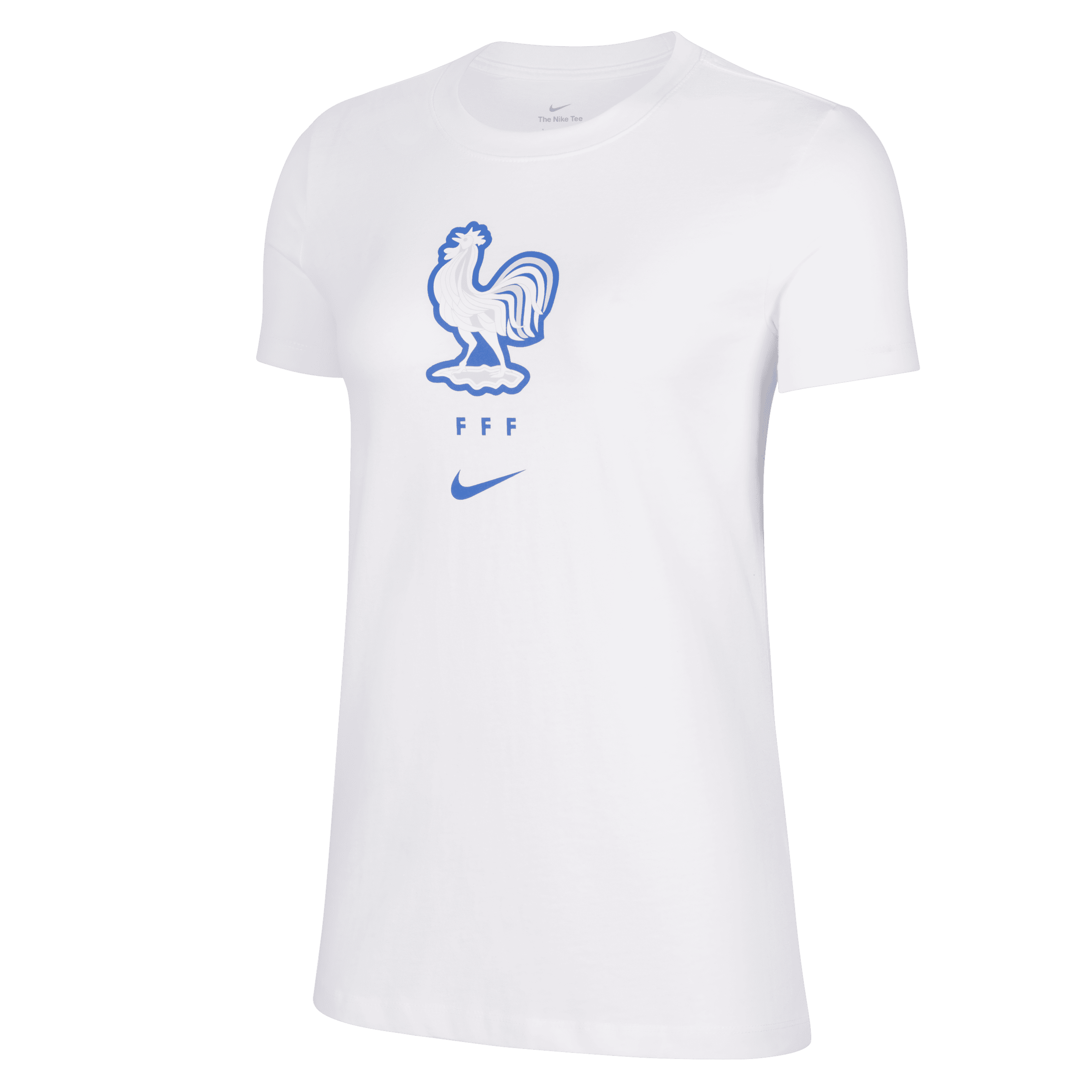 FFF-fodbold-T-shirt til kvinder - hvid