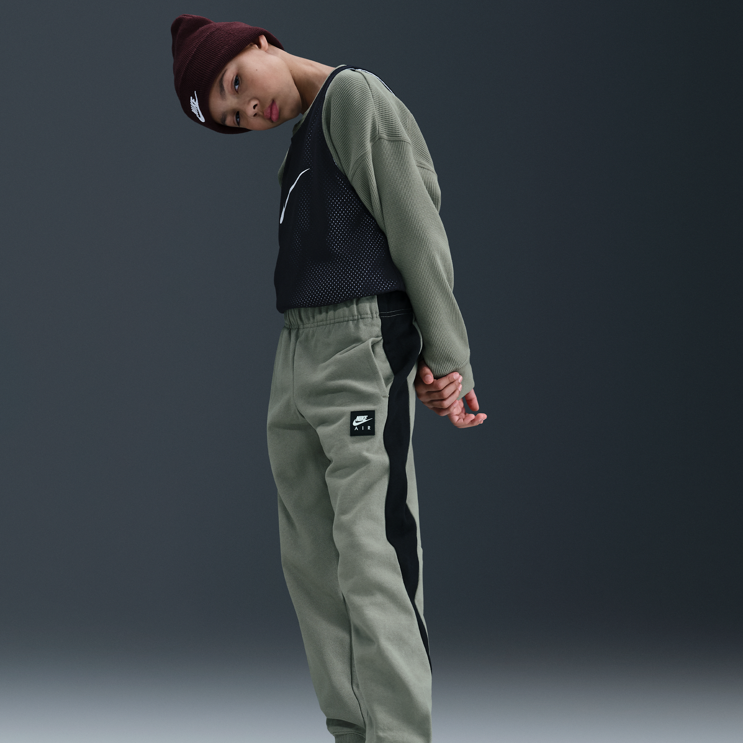 Thumbnail - Nike Air Fleece-Jogger (ältere Kinder) - Grün