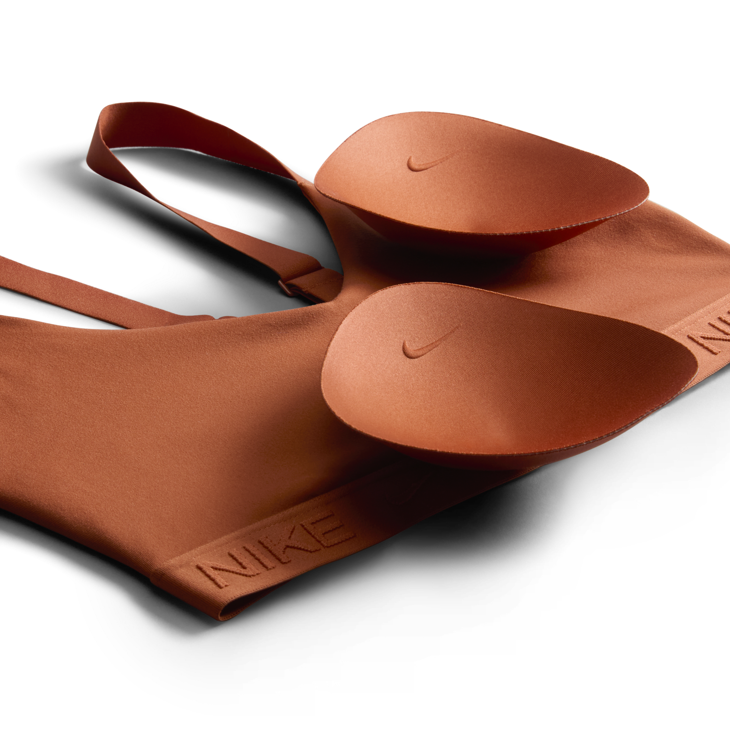 Nike Indy Medium Support padded verstelbare sport-bh Oranje