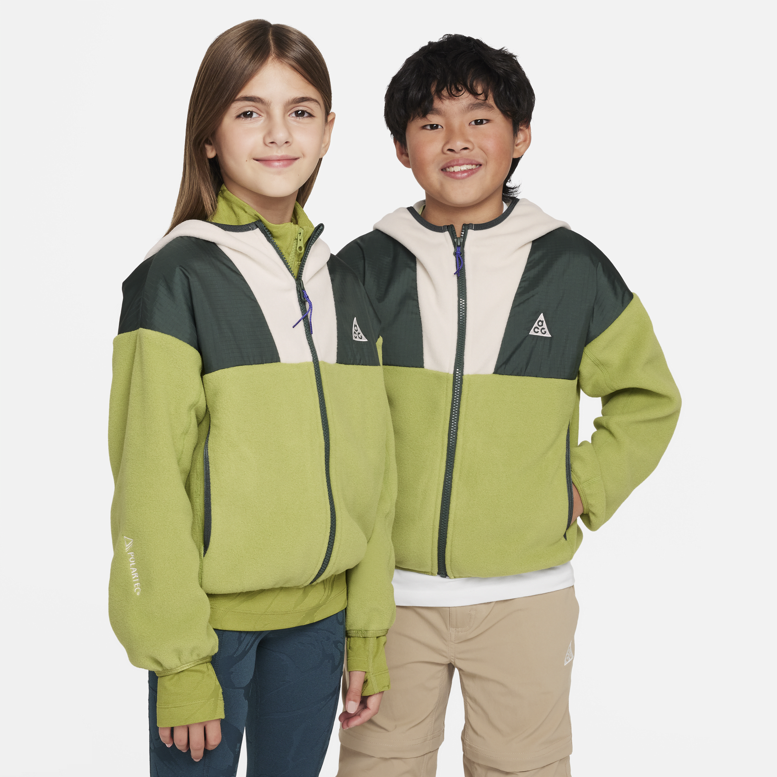 Nike ACG 'Wolf Tree' hoodie voor kids Groen