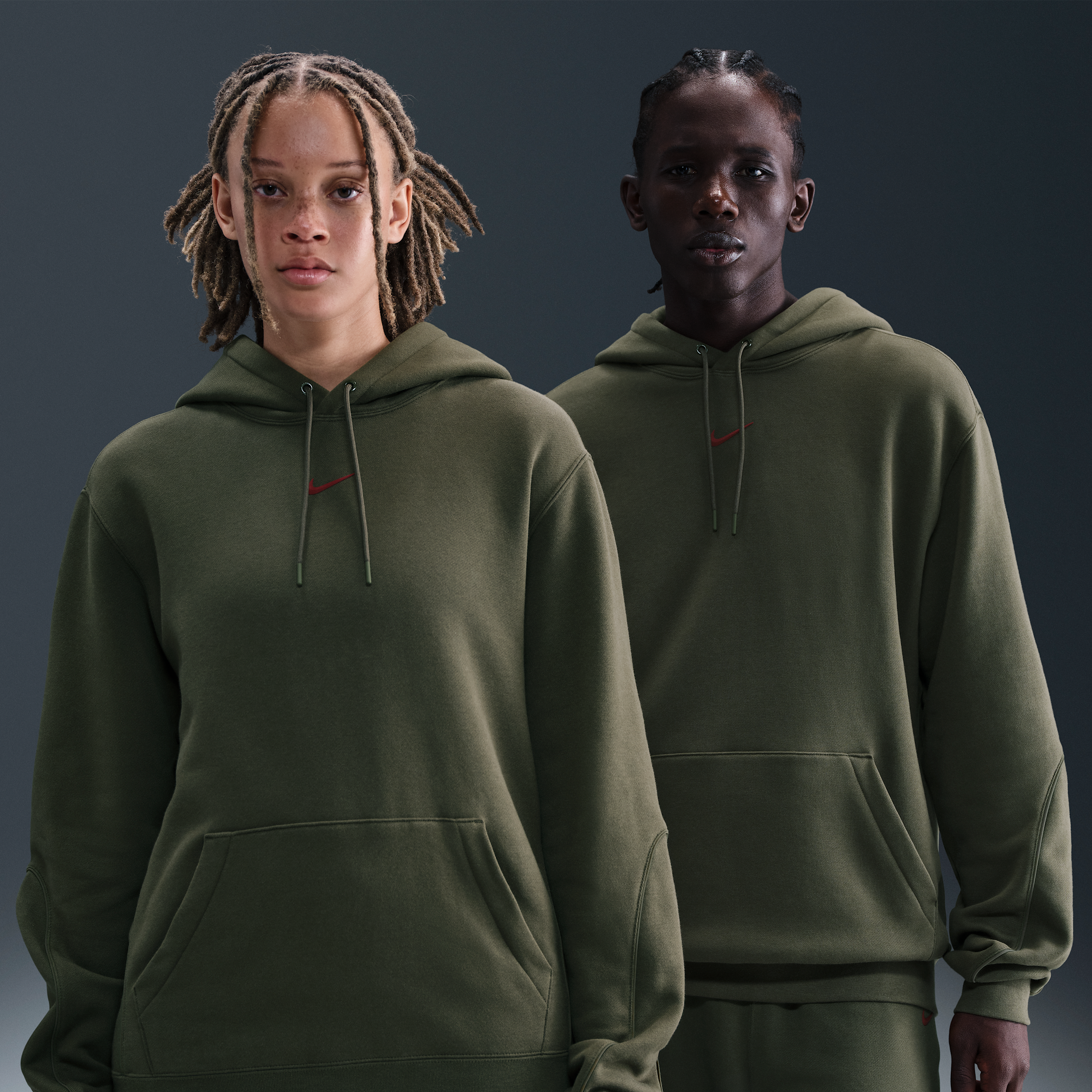 Nike NOCTA Fleece CS Hoodie 2 - Green - Cotton/Polyester