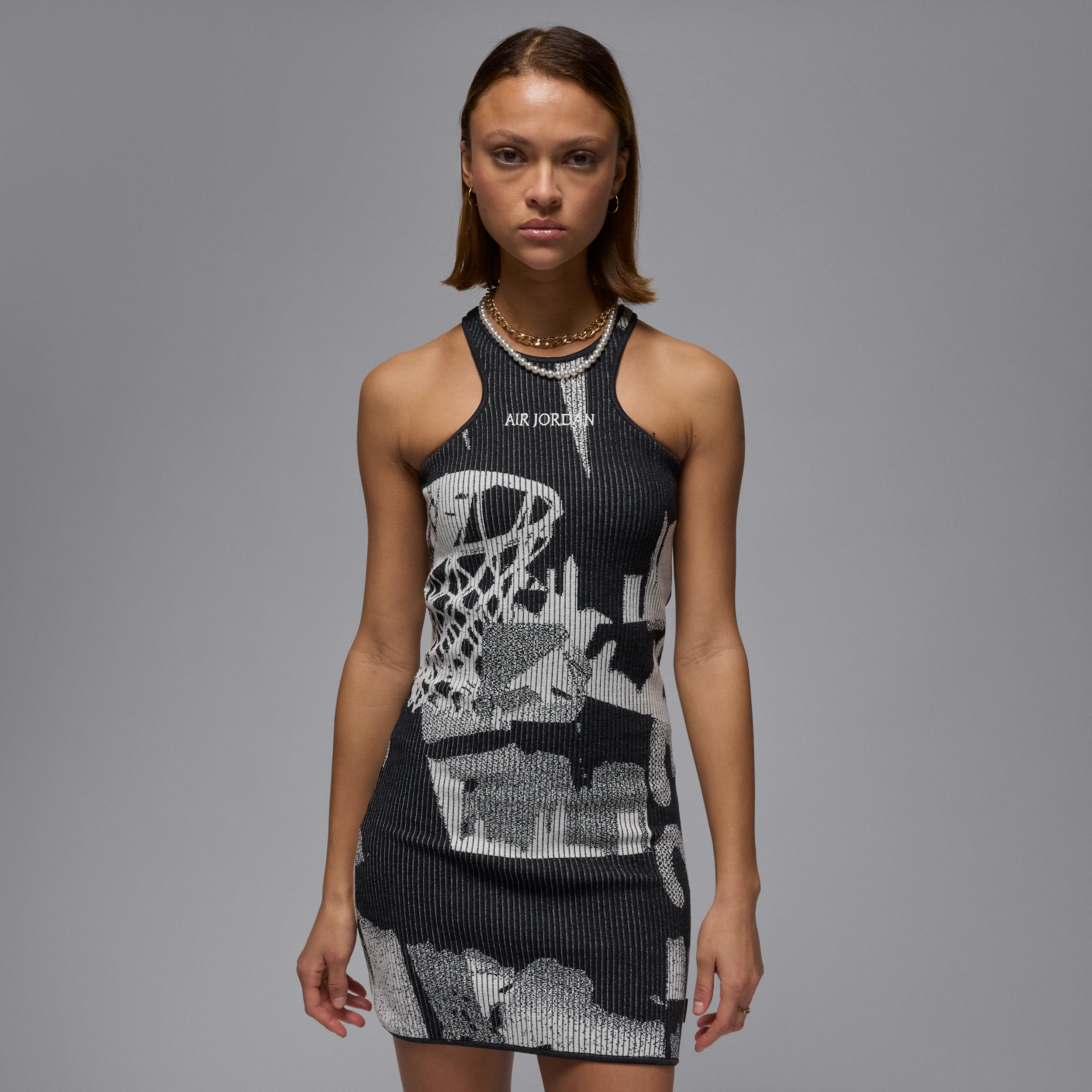 Thumbnail - Air Jordan Strickkleid (Damen) - Weiß
