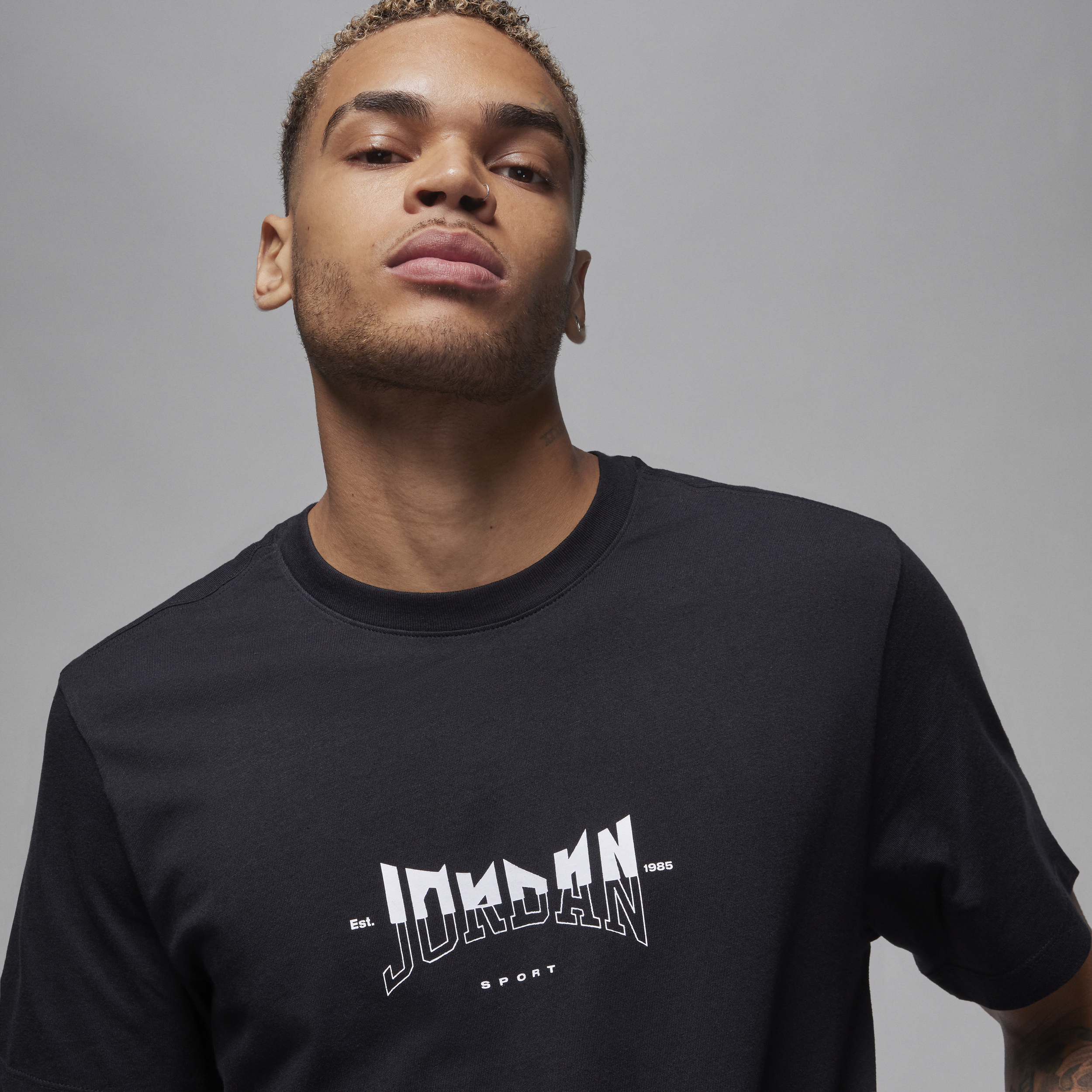 Jordan Sport T-shirt met graphic voor heren Zwart