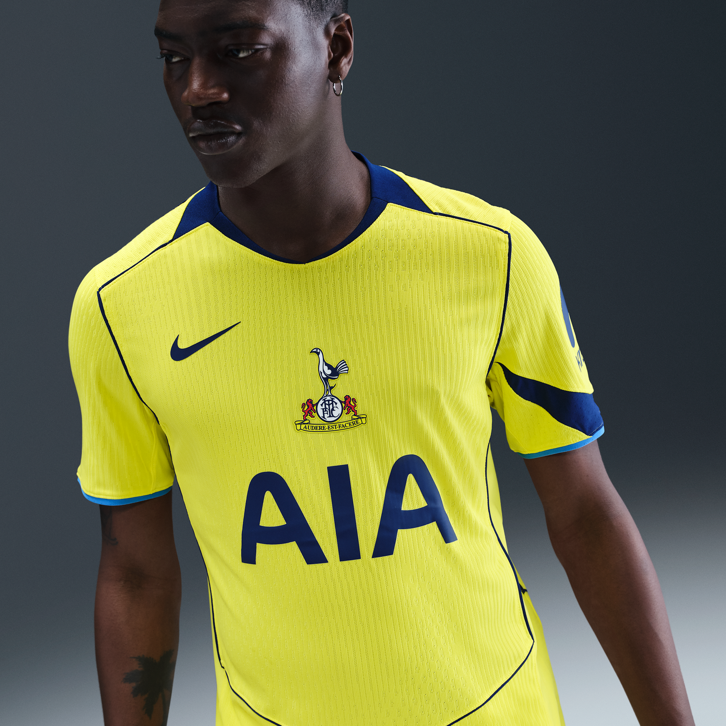 Tottenham Hotspur 2025/26 Match Third Men's Nike Dri-FIT ADV Total 90 Football Authentic Shirt - Yellow - Polyester