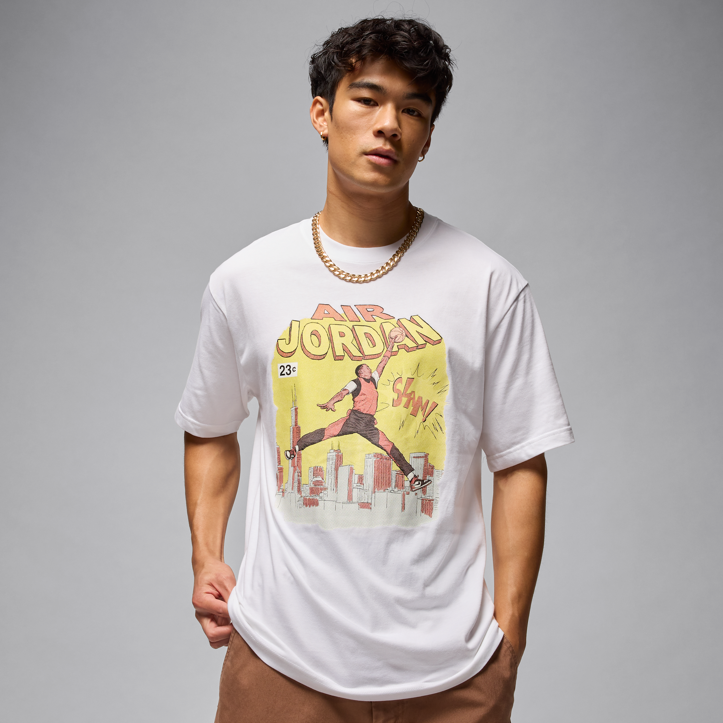 Thumbnail - Jordan Comic-T-Shirt (Herren) - Weiß