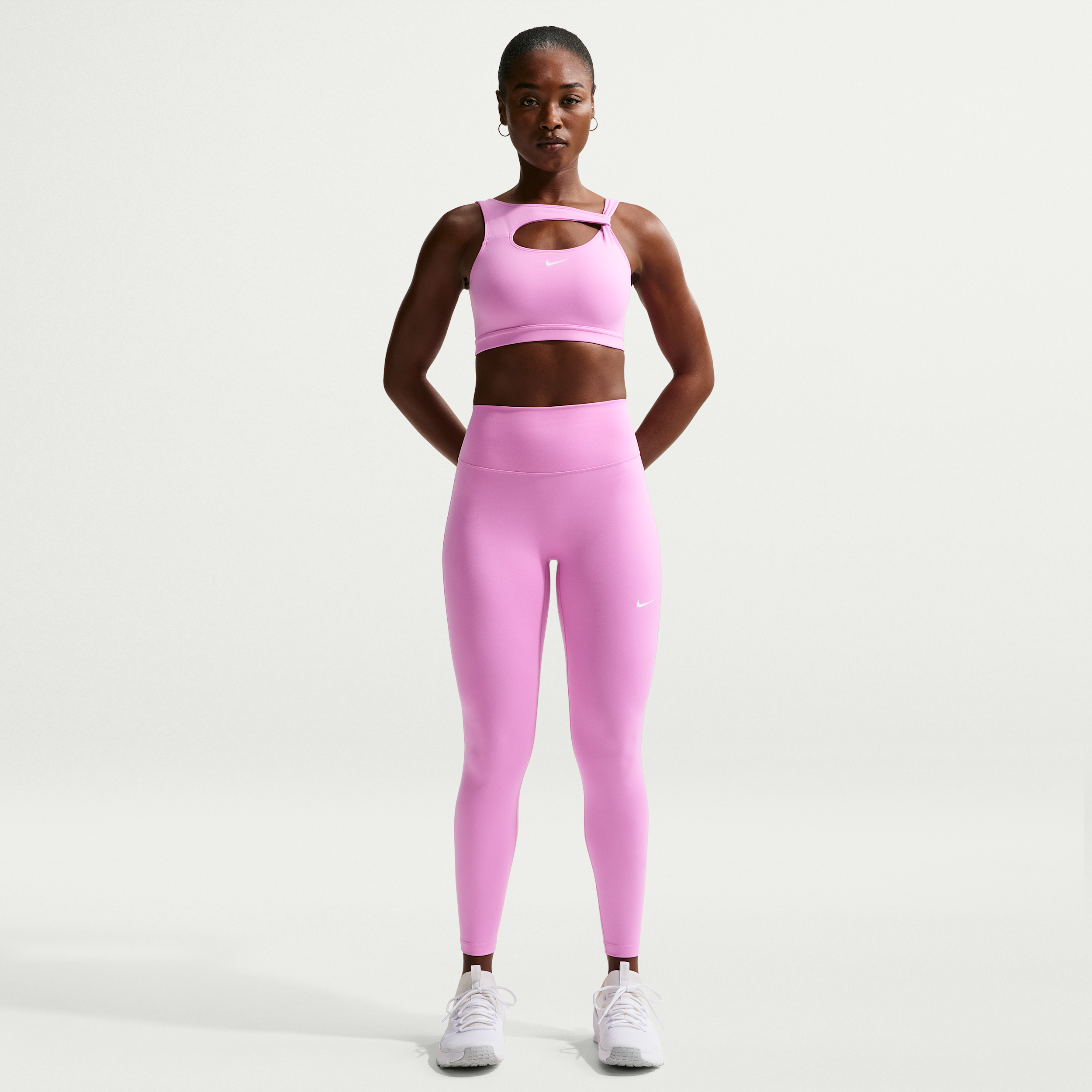 Thumbnail - Nike One 7/8-Leggings mit hohem Bund (Damen) - Lila