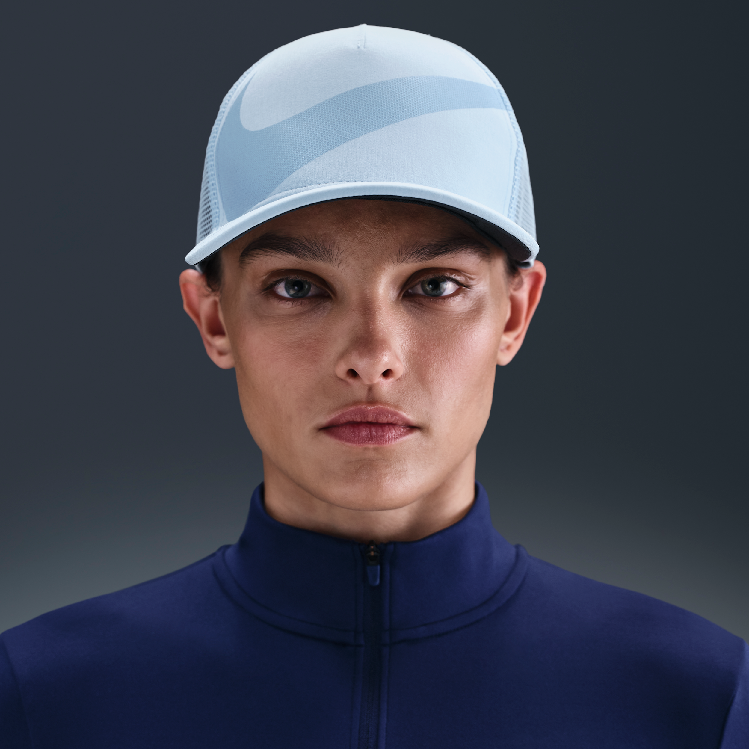 Thumbnail - Nike Rise Dri-FIT Trucker-Cap - Blau