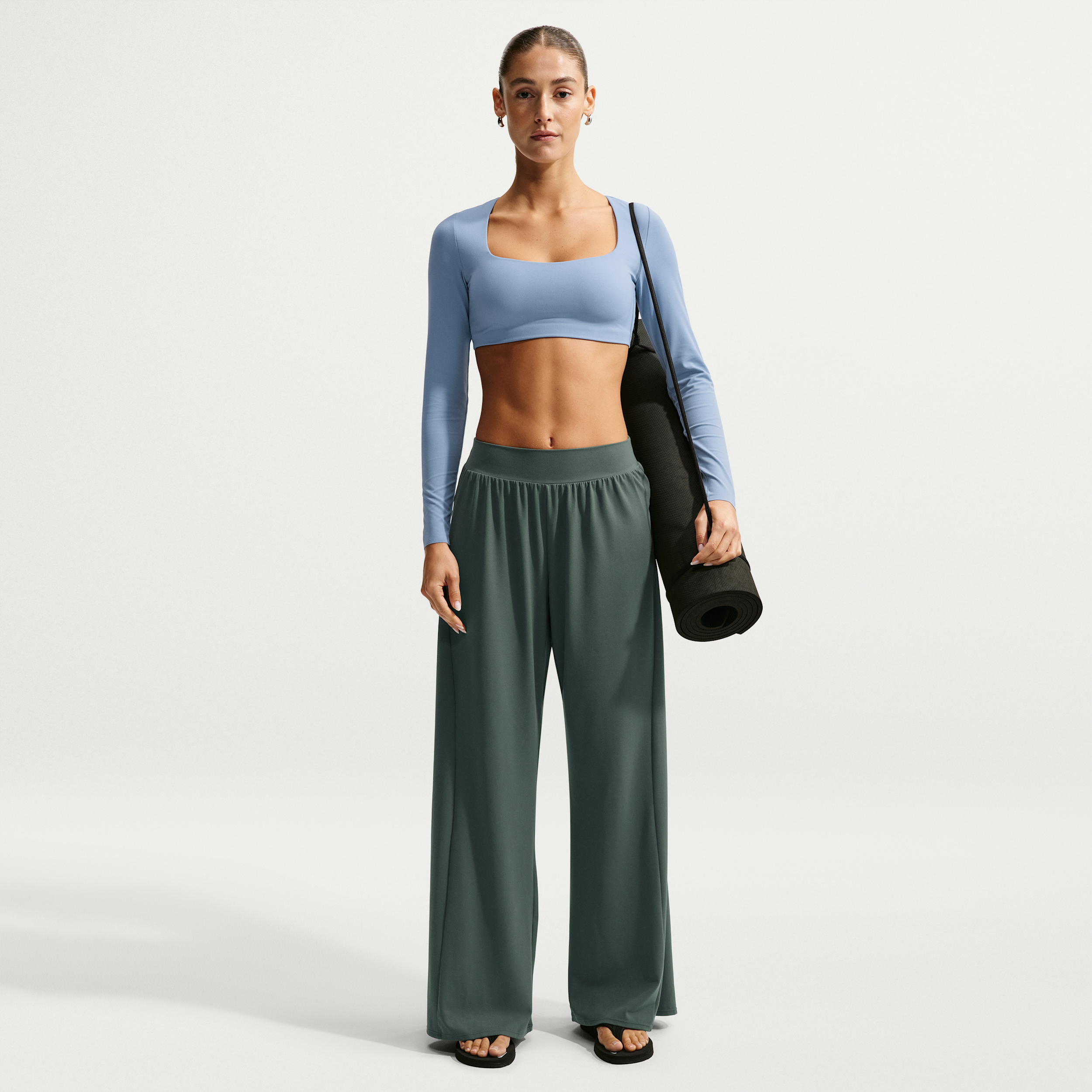 Nike Pantalon Ample Taille Mi Haute Nike Zenvy Pour