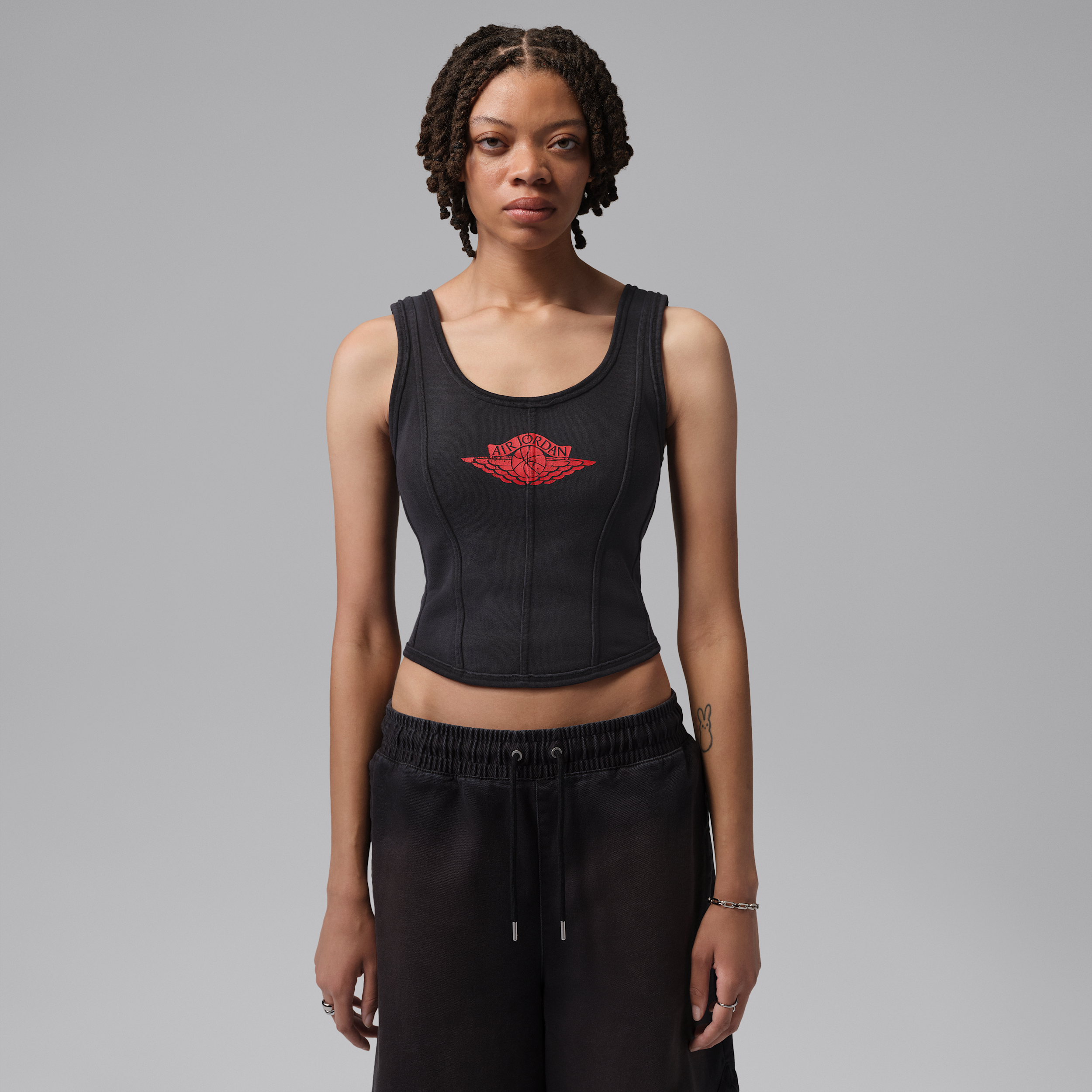 Jordan Flight Fleece-korset til kvinder - sort