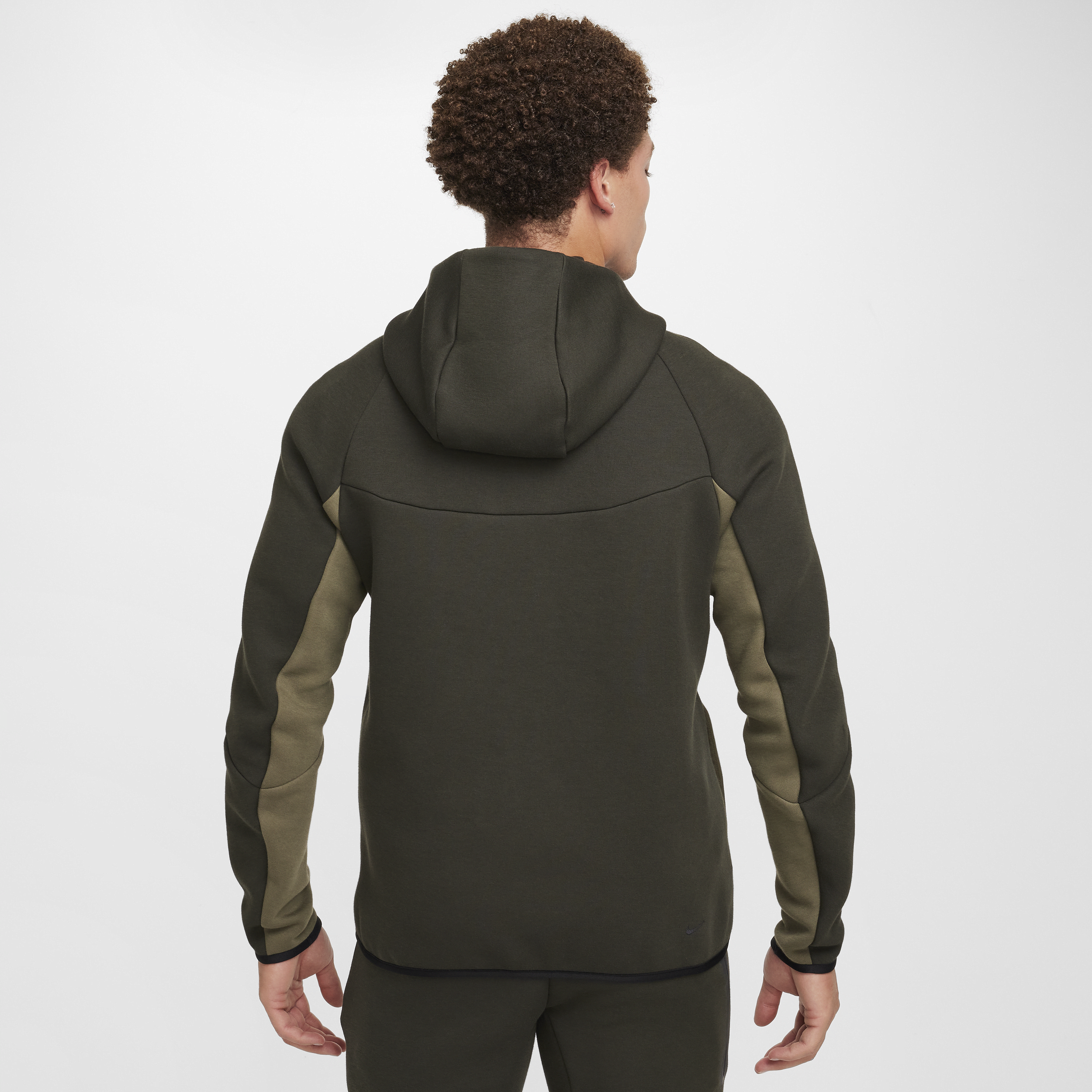 Sweat à capuche et zip Windrunner Nike Tech pour homme - Vert