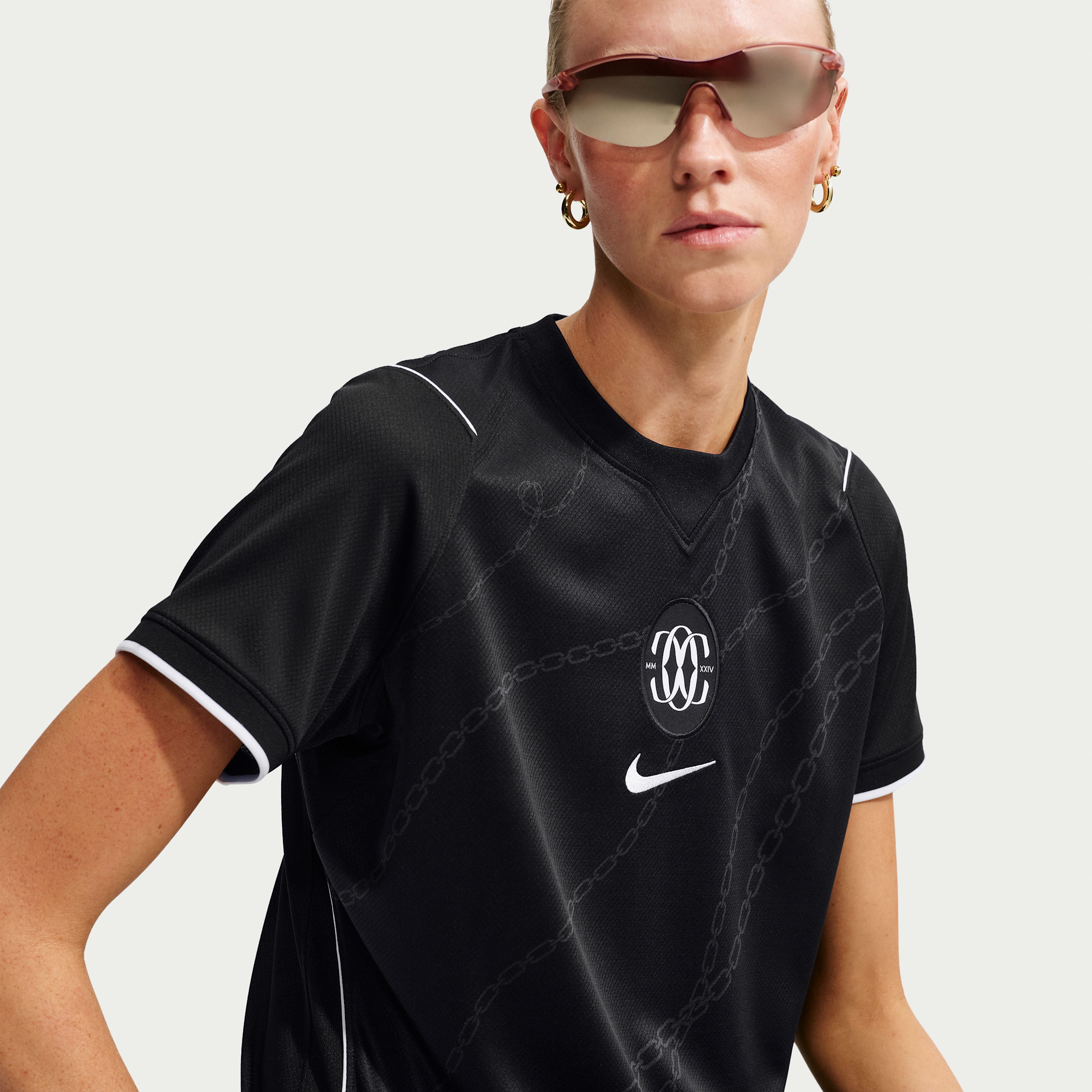 Como Stadium Away Nike Dri-FIT Replica-fodboldtrøje til kvinder - sort