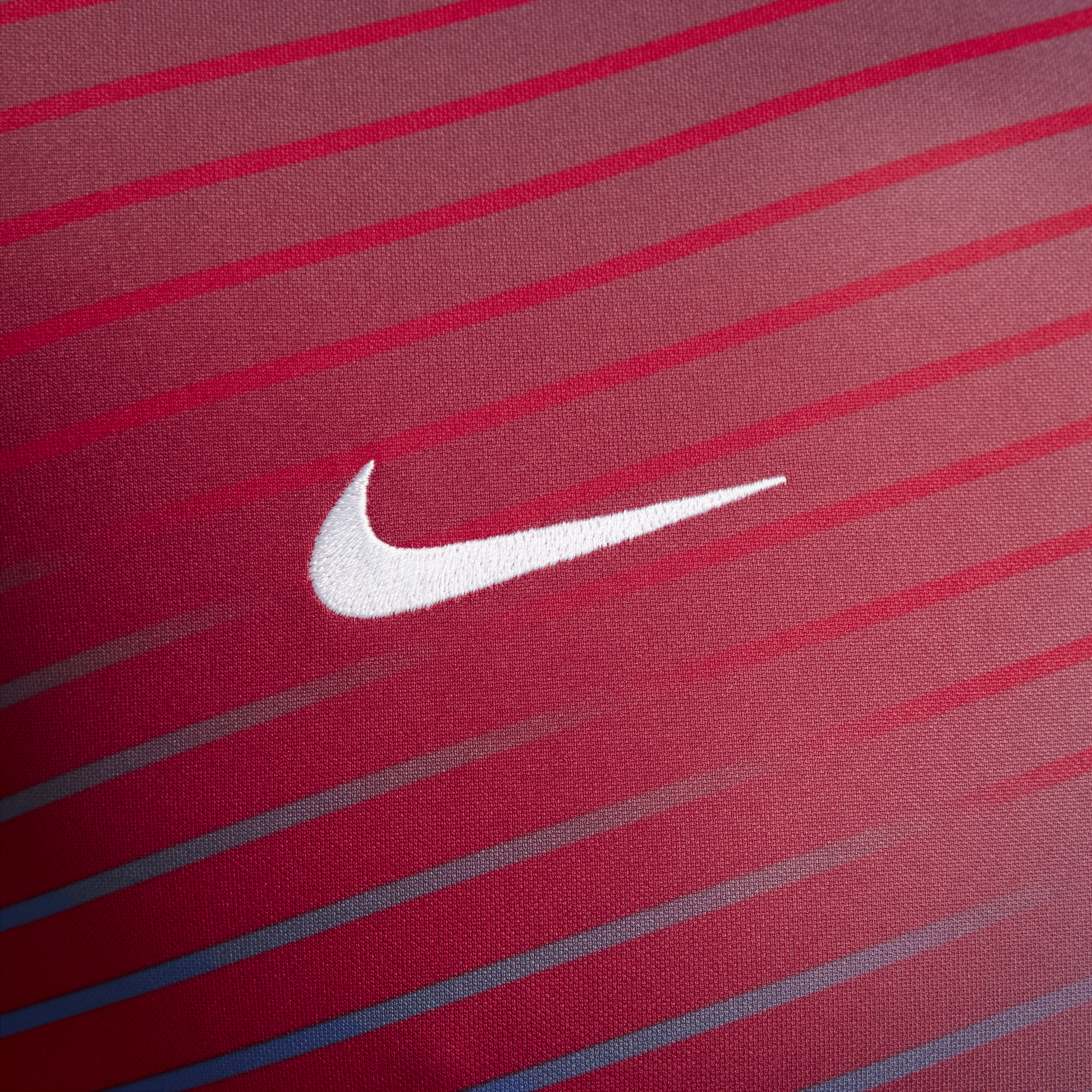 Haut de foot à manches courtes Nike Dri-FIT Croatie Academy Pro pour homme - Bleu