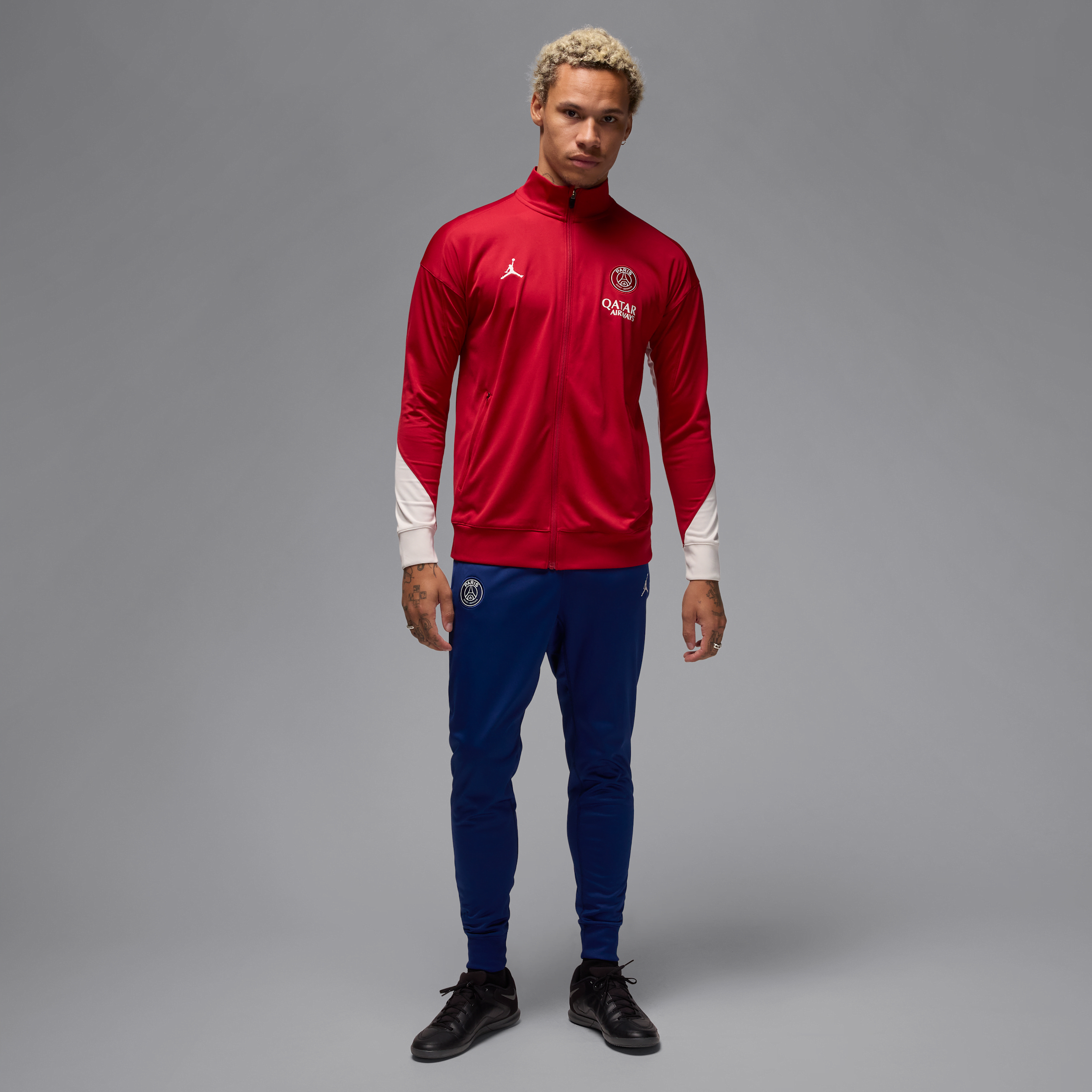 4e tenue de survêtement de football en maille Jordan Dri-FIT Paris Saint-Germain Strike 4e tenue pour homme - Rouge