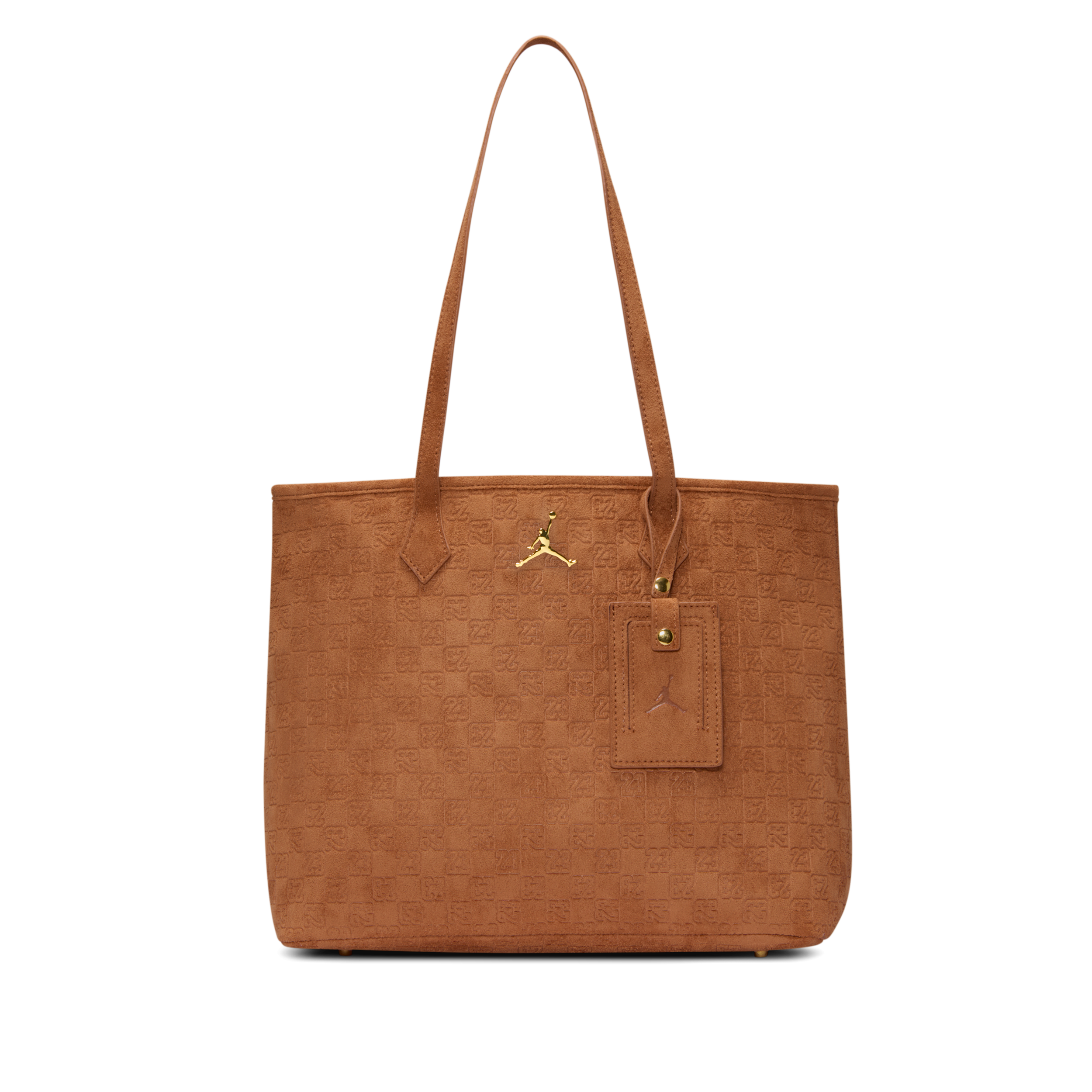 Thumbnail - Jordan Monogram Tragetasche aus Wildleder (17 l) - Braun