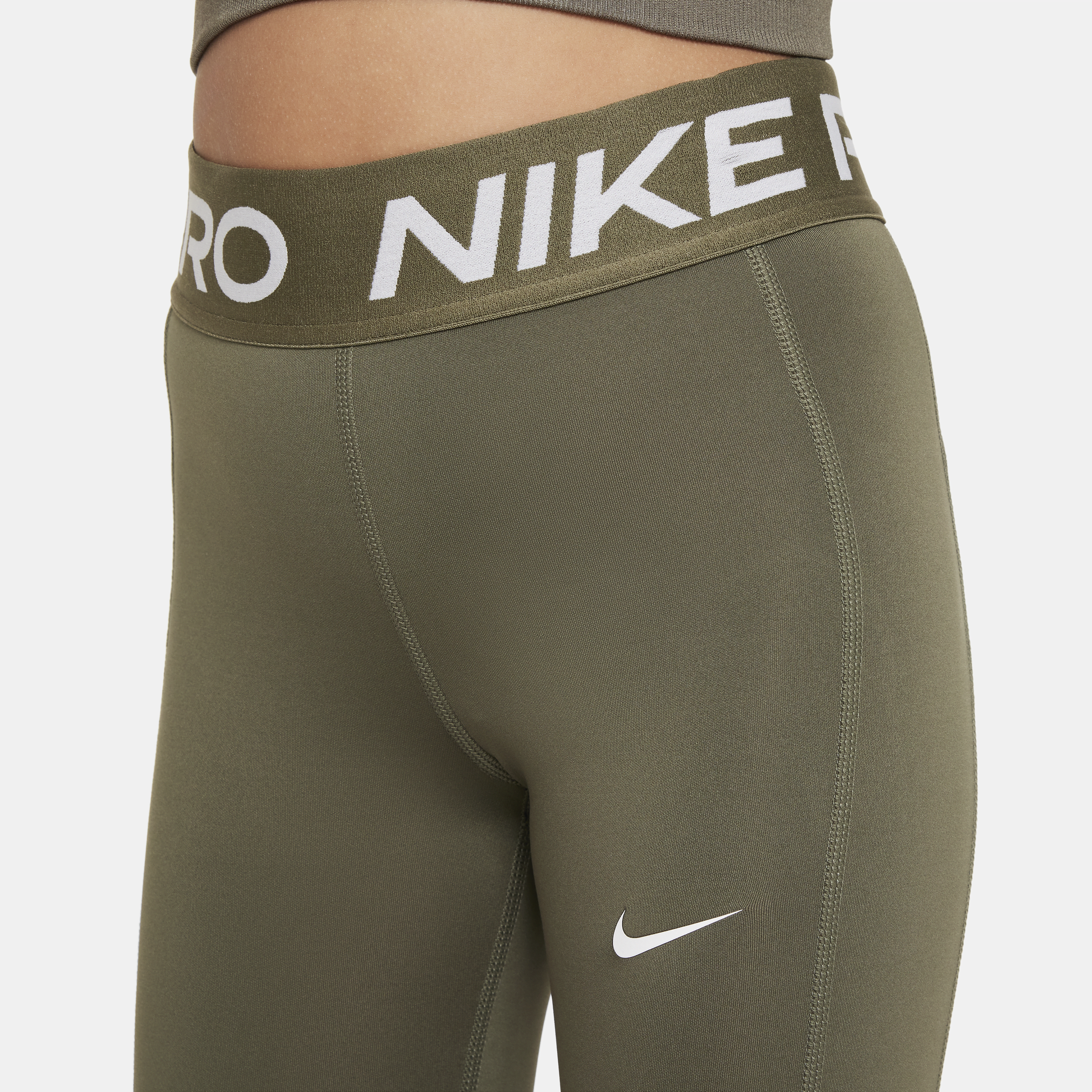 Nike Pro Leak Protection: Period Dri-FIT legging voor meisjes Groen