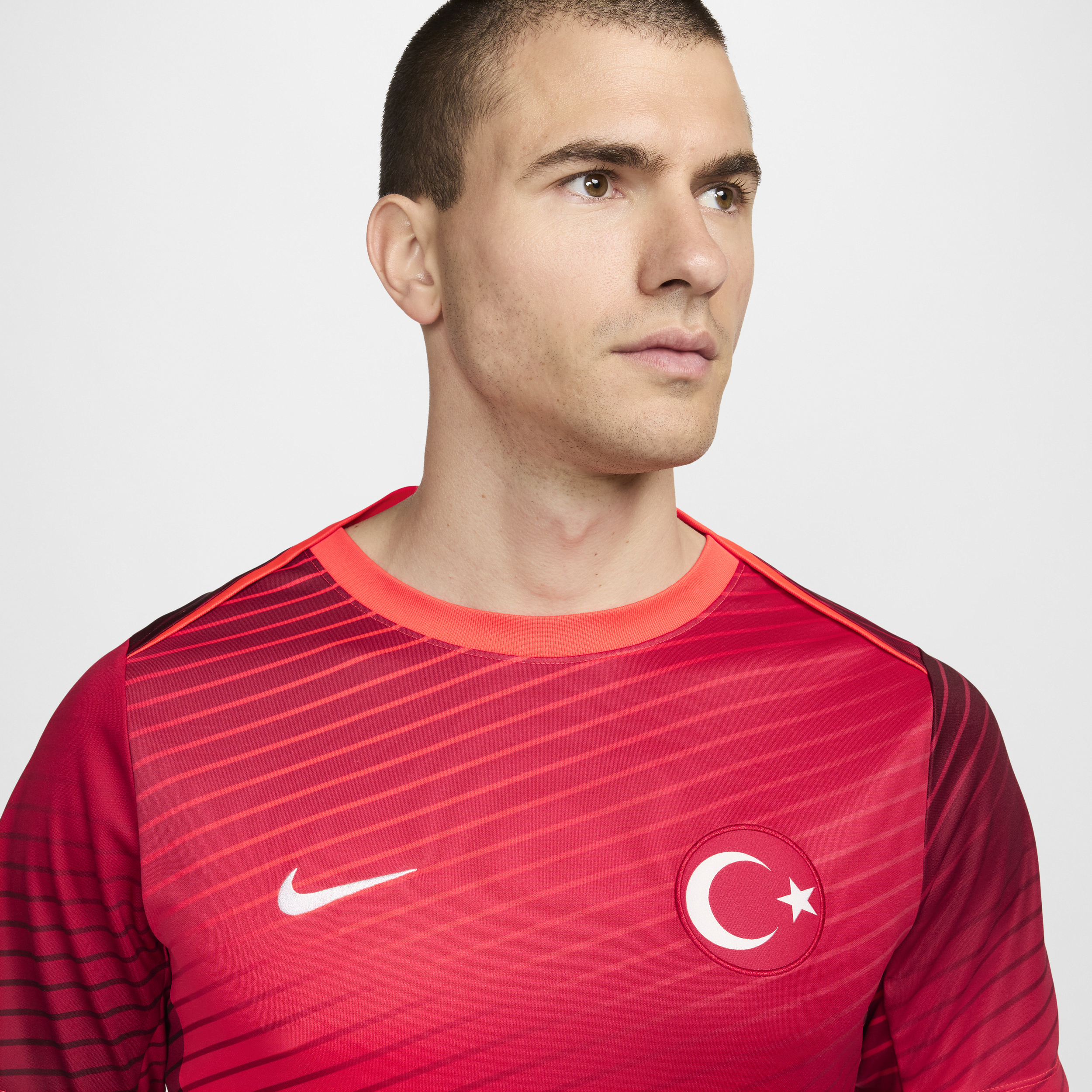 Nike Turkije Academy Pro Dri-FIT voetbaltop met korte mouwen voor heren Rood