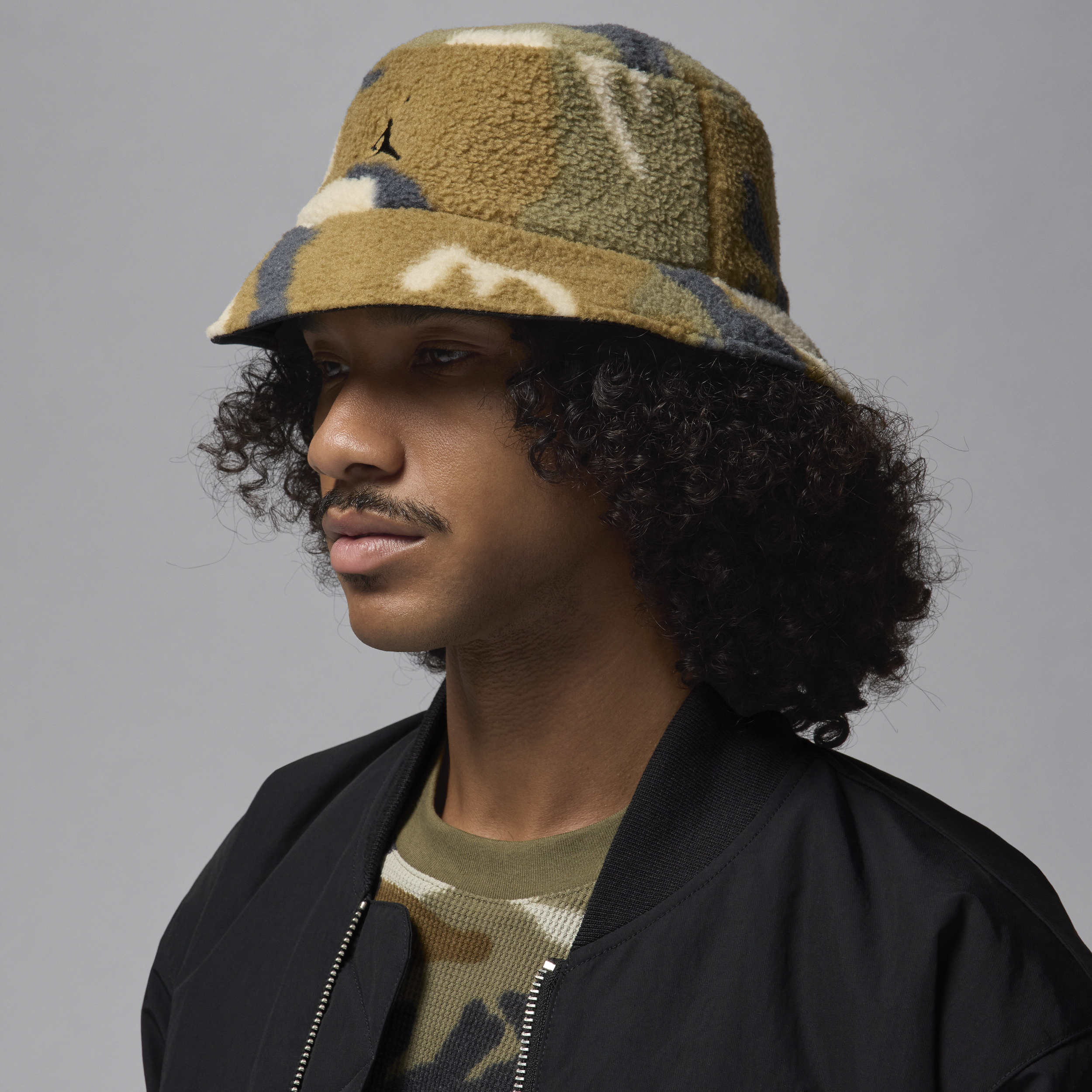 Thumbnail - Jordan Apex Winter Bucket Hat - Schwarz