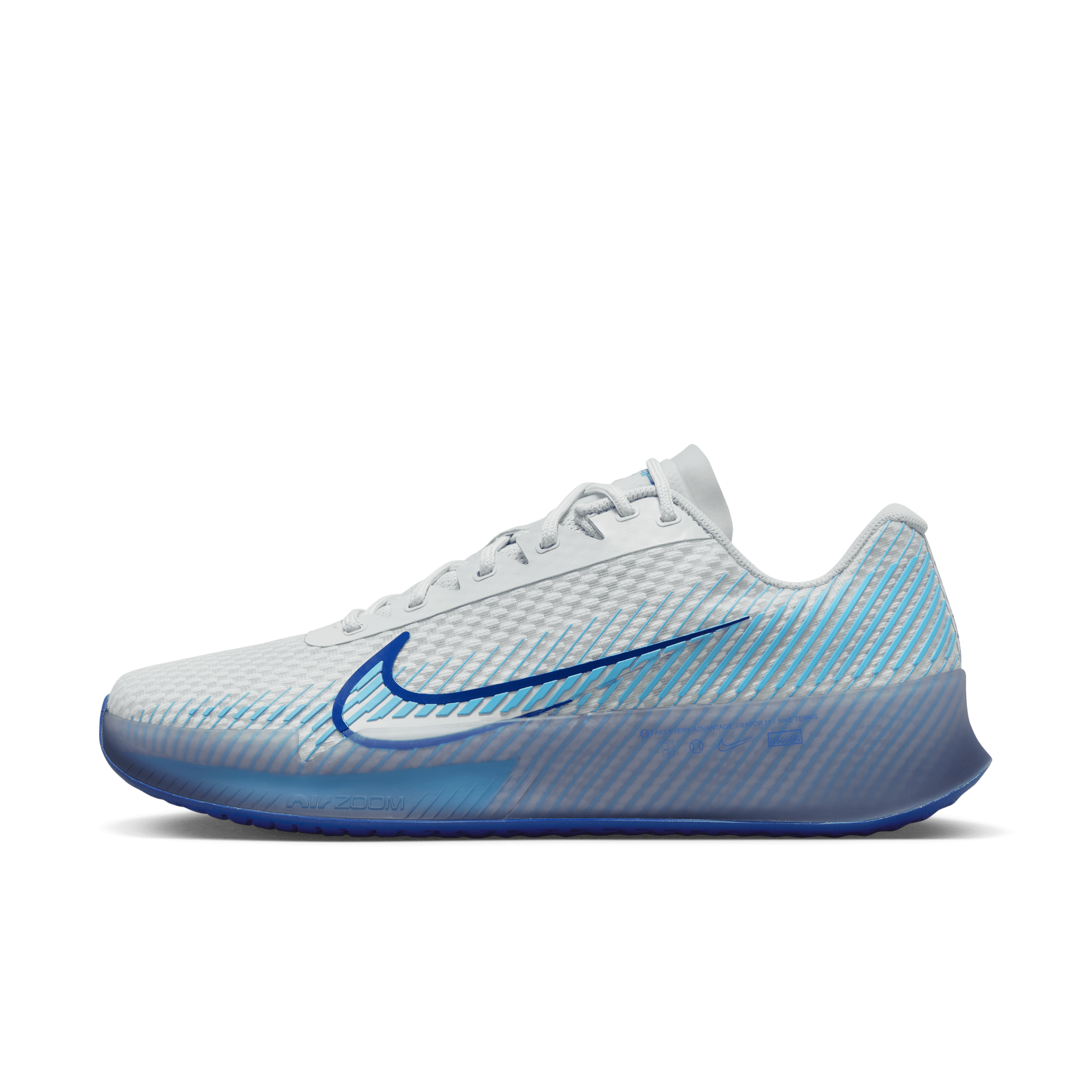 NikeCourt Air Zoom Vapor 11 Hardcourt tennisschoenen voor heren – Grijs