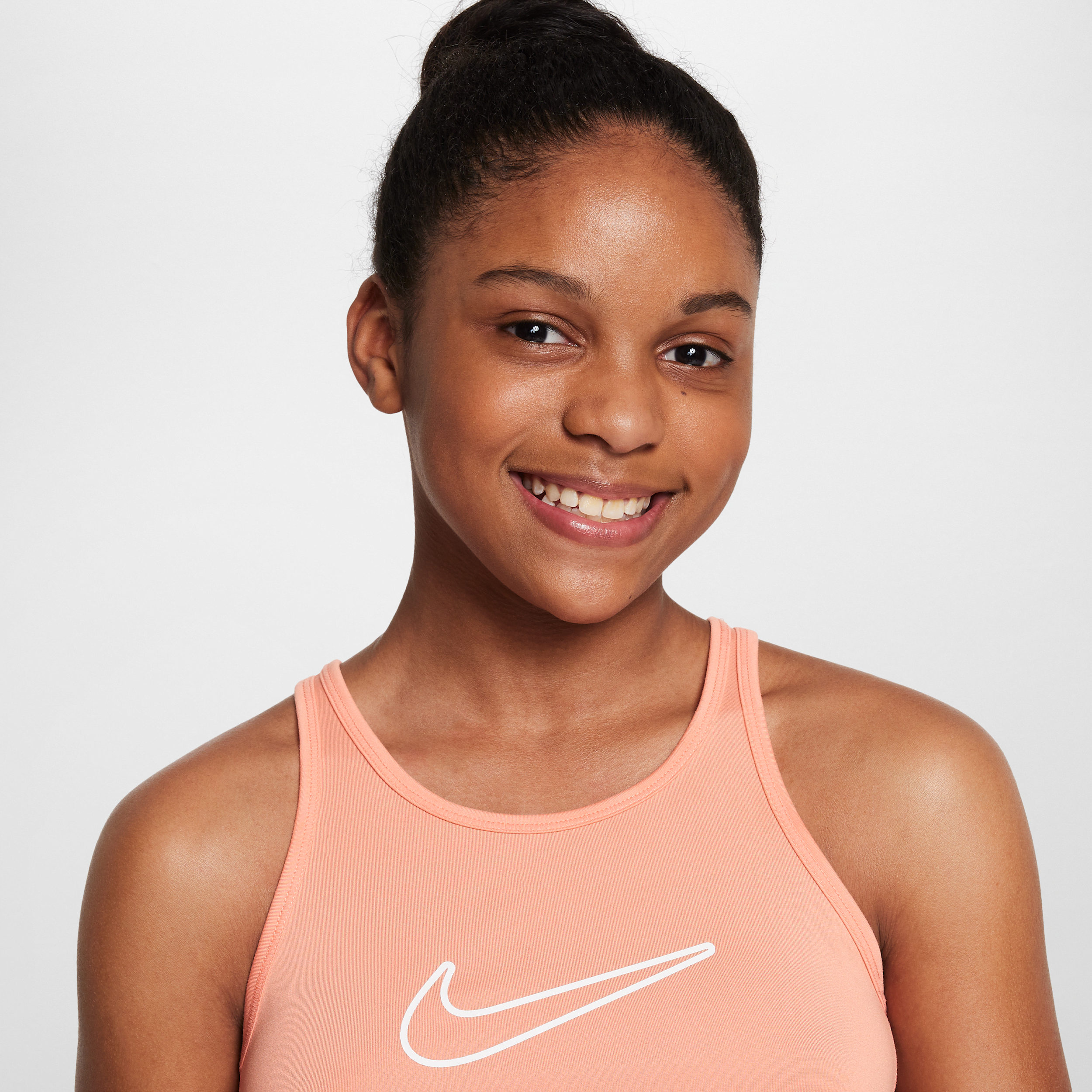Thumbnail - Nike One Classic Dri-FIT Tanktop für ältere Kinder (Mädchen) - Orange