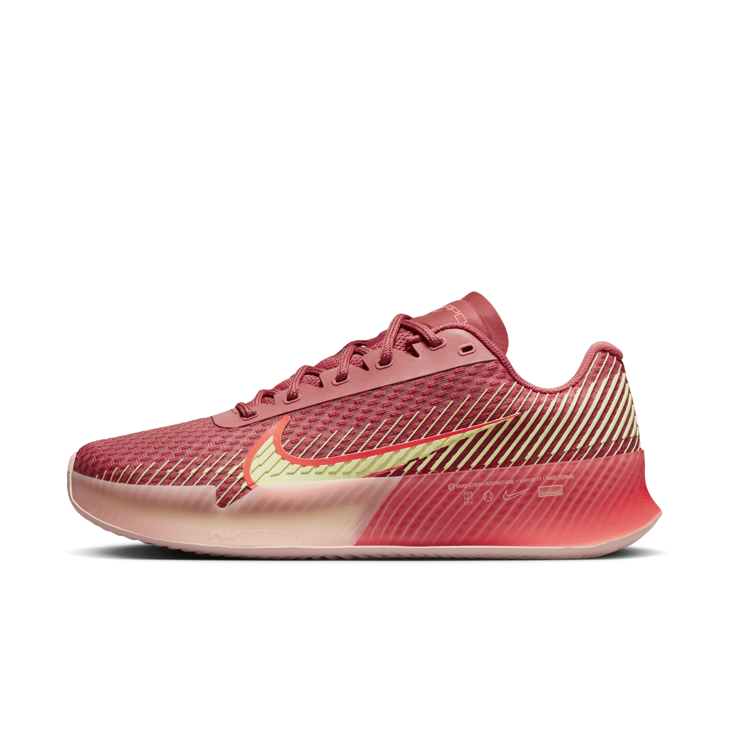 Het is goedkoop Idioot Afdaling NikeCourt Air Zoom Vapor 11 Tennisschoenen voor dames (gravel) – Rood –  Sneakerheads