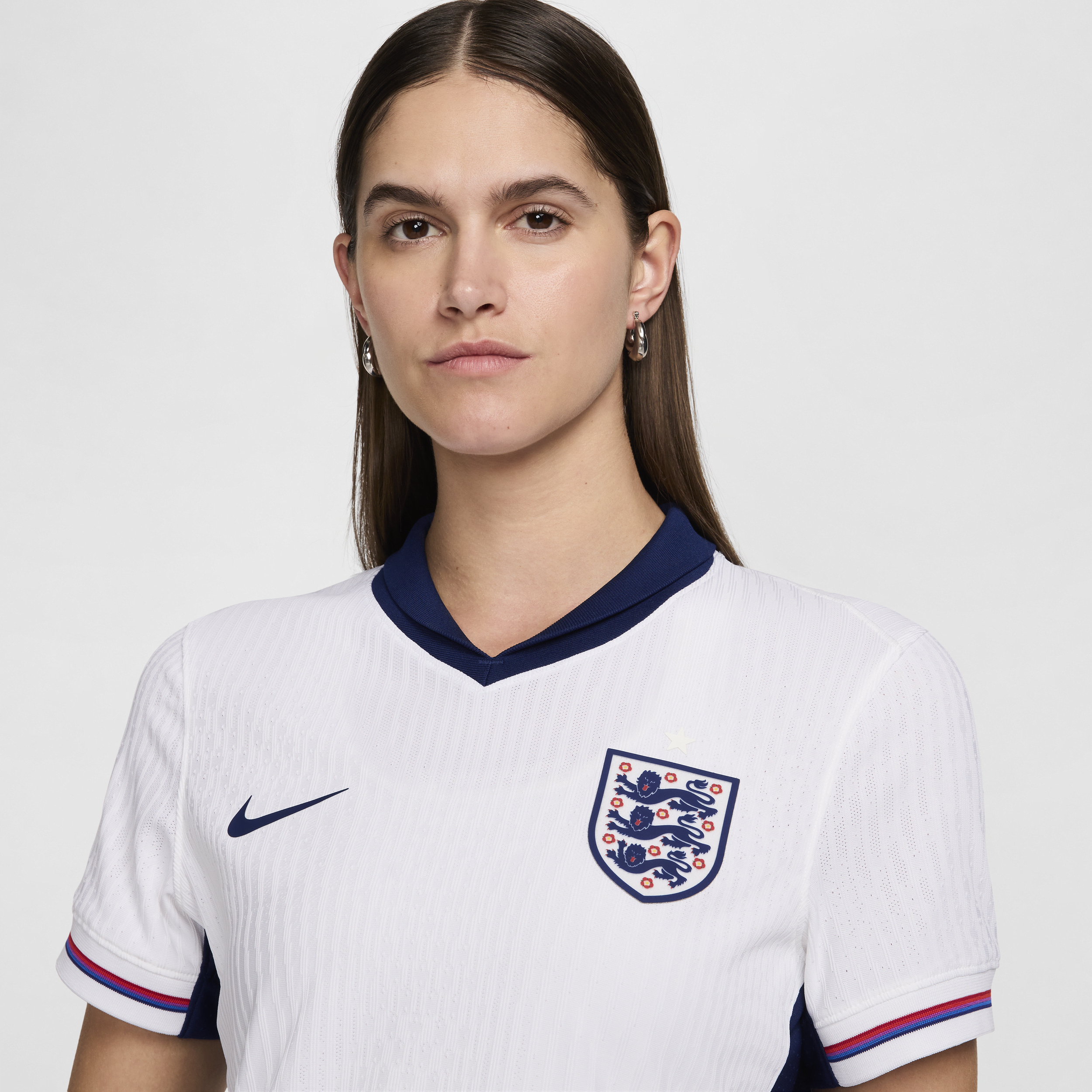 Nike Engeland (herenelftal) 2024 25 Match Thuis Dri-FIT ADV authentiek voetbalshirt voor dames Wit