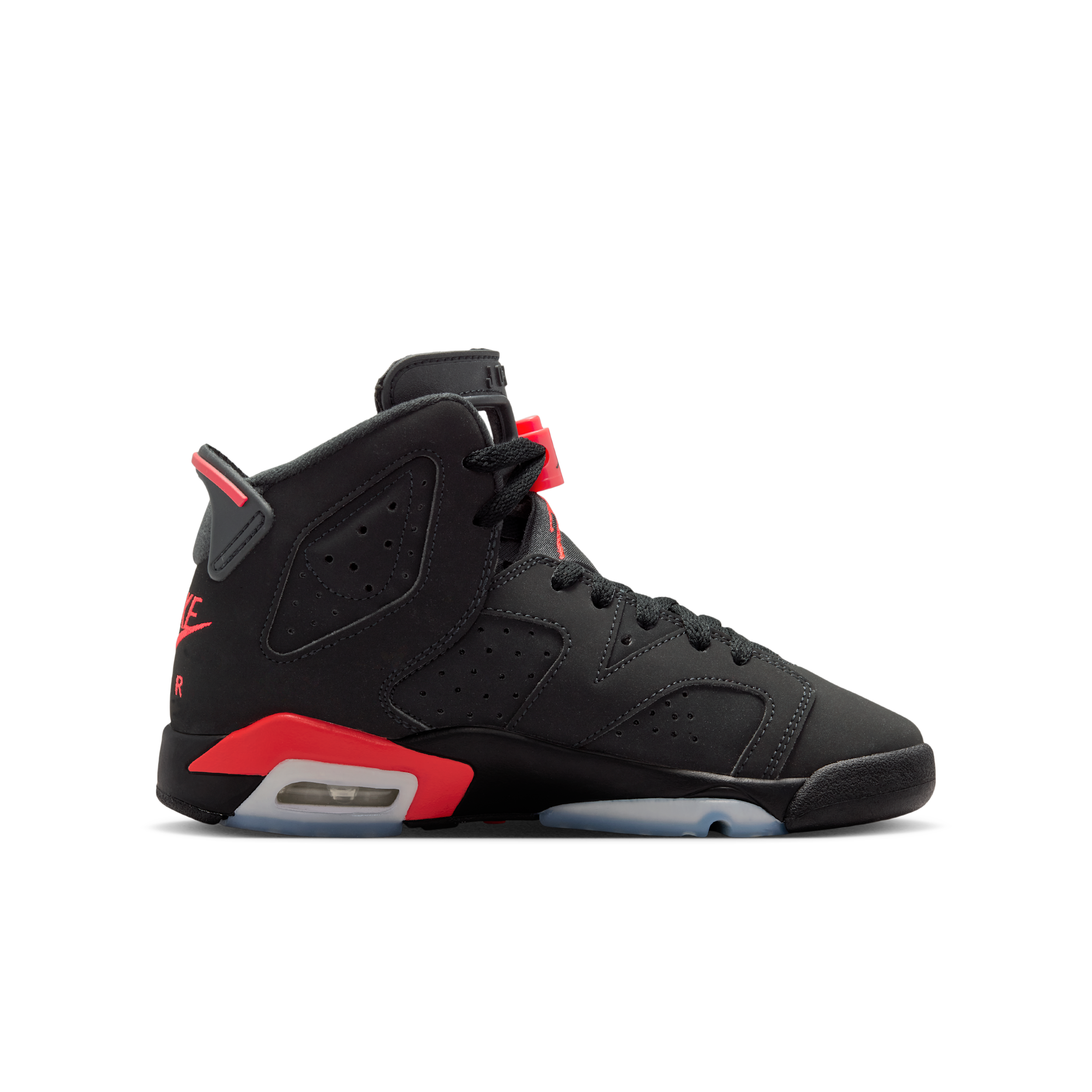 Thumbnail - Air Jordan 6 Retro "Infrared Salesman" Schuh (ältere Kinder) - Schwarz