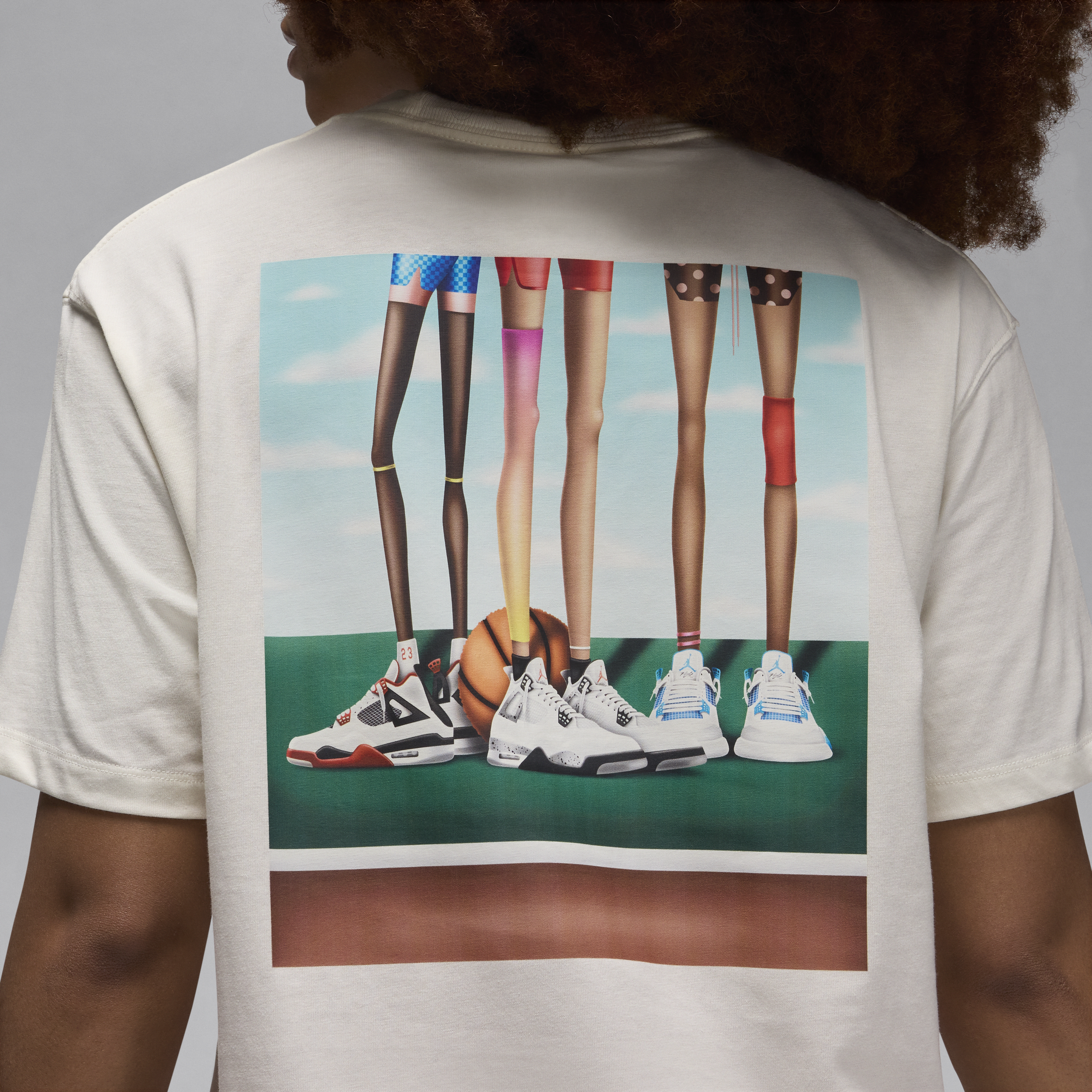 Jordan Artist Series by Darien Birks T-shirt voor dames Wit