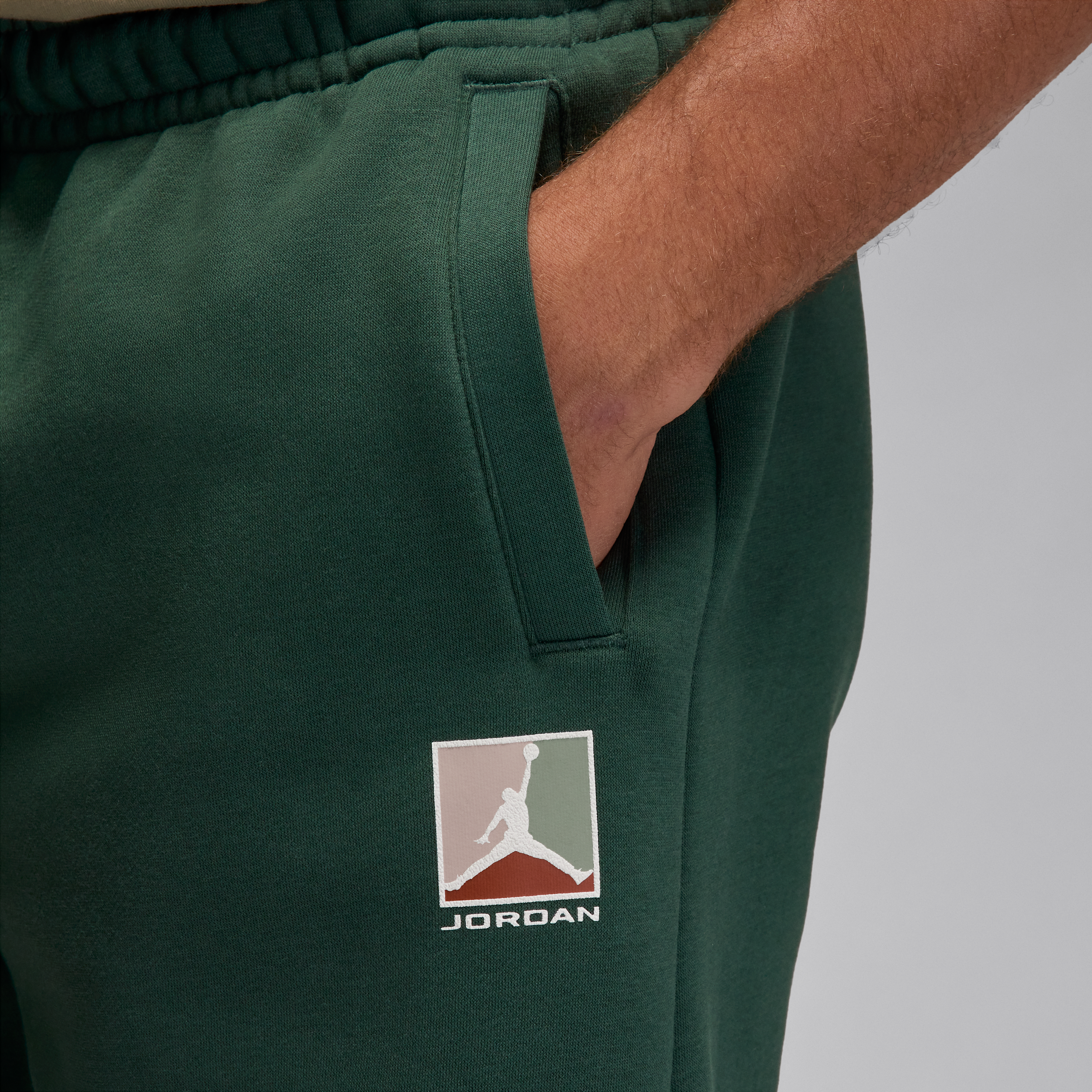 Thumbnail - Jordan Brooklyn Fleece Herrenhose - Grün