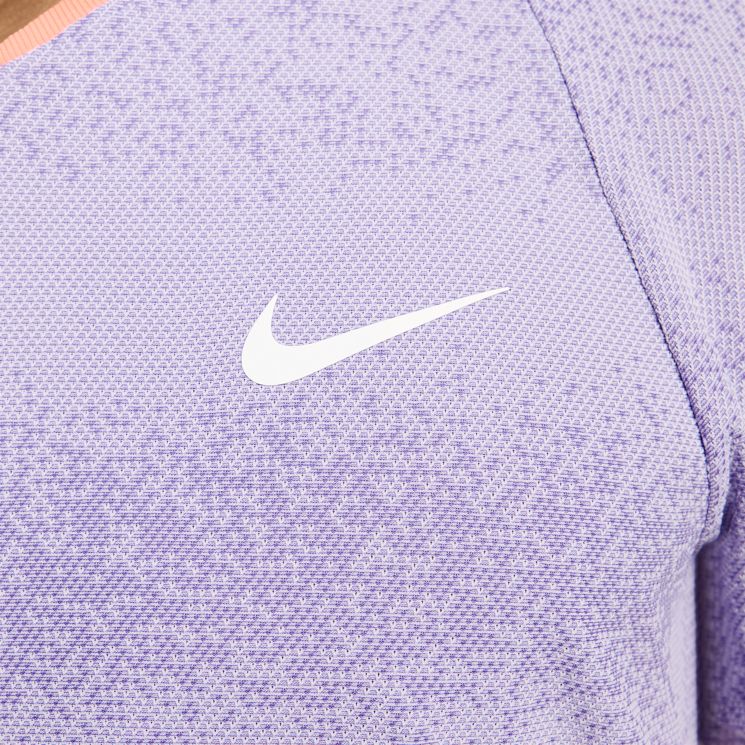 Nike Rafa Dri-FIT ADV tennistop met korte mouwen voor heren Paars