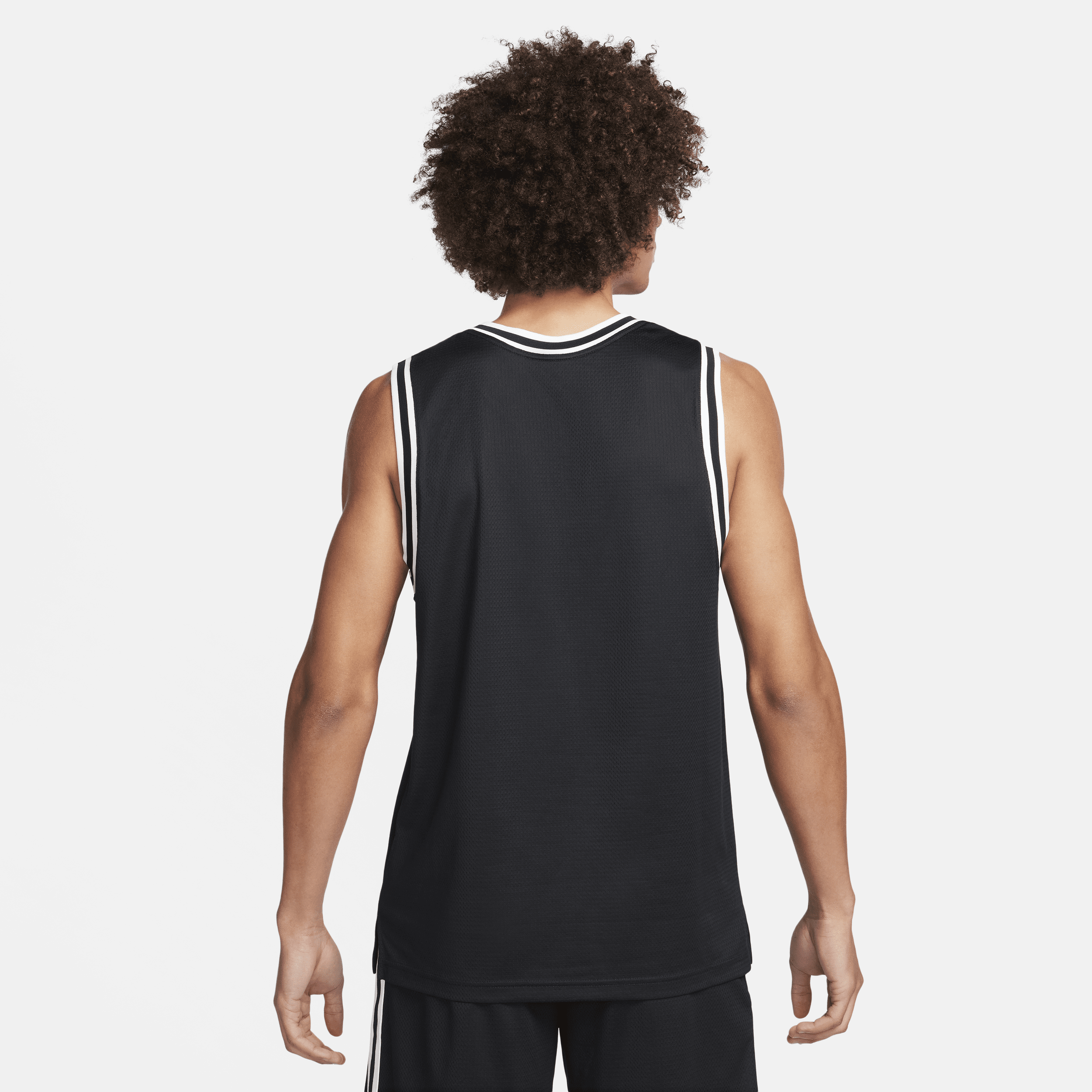 Nike DNA Dri-FIT basketbaljersey voor heren Zwart