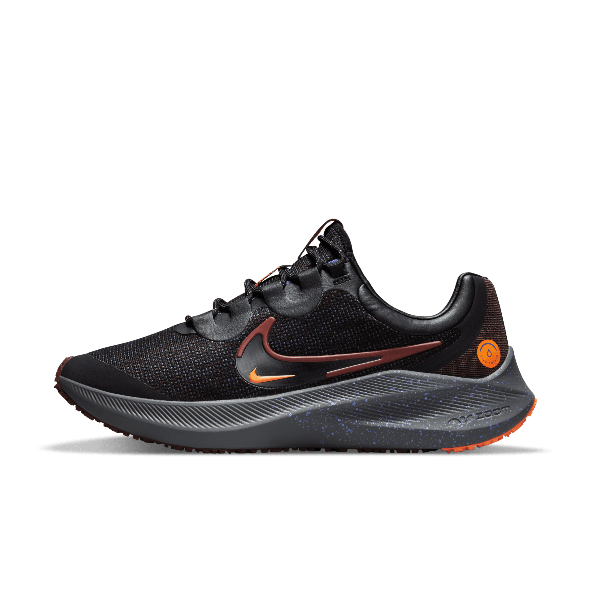 Nike Zoom Winflo 8 Shield Black Bronze Marathon Running Shoes/Sneakers DC3727-200 - DC3727-200