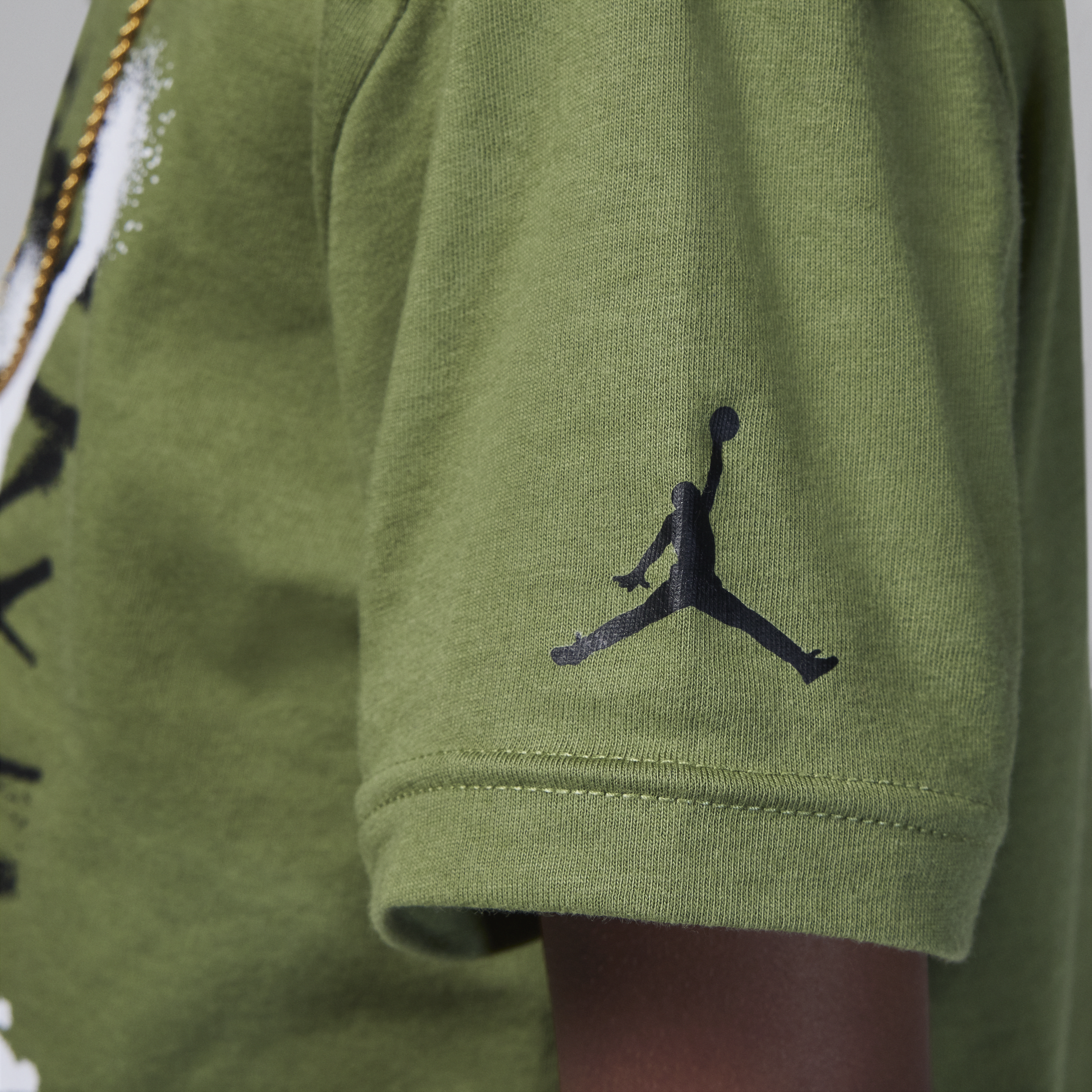 Jordan Jumpman Flight Sprayed T-shirt voor kleuters Bruin