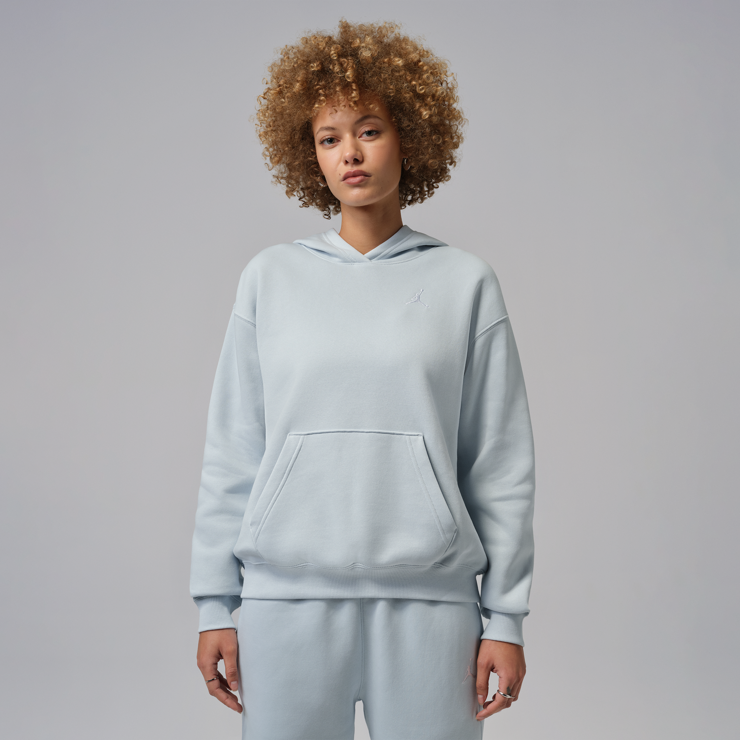 Felpa pullover con cappuccio Jordan Brooklyn Fleece – Donna - Blu