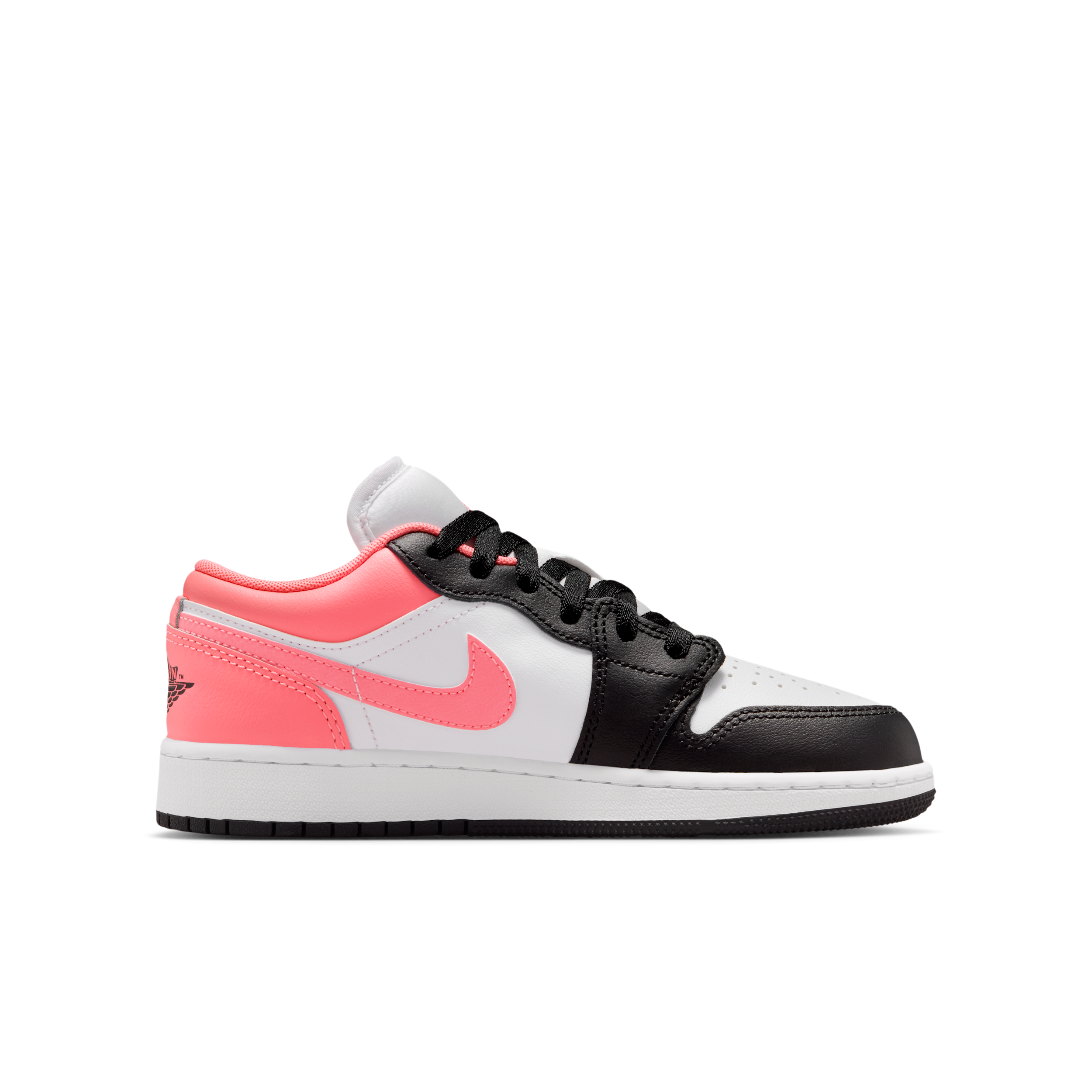 Air Jordan 1 Low-sko til større børn - sort - 553560-025