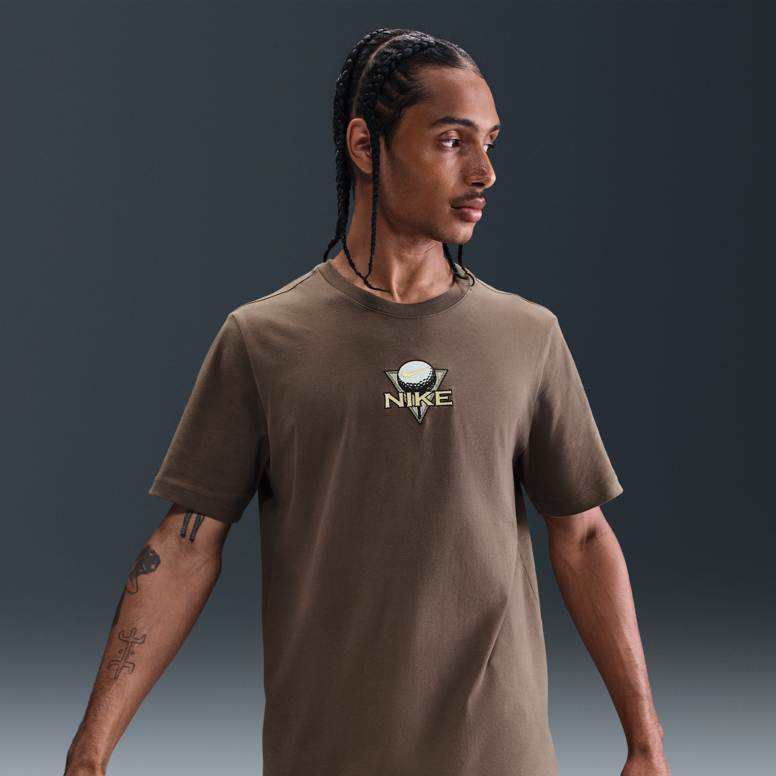 Thumbnail - Nike Golf-T-Shirt für Herren - Braun