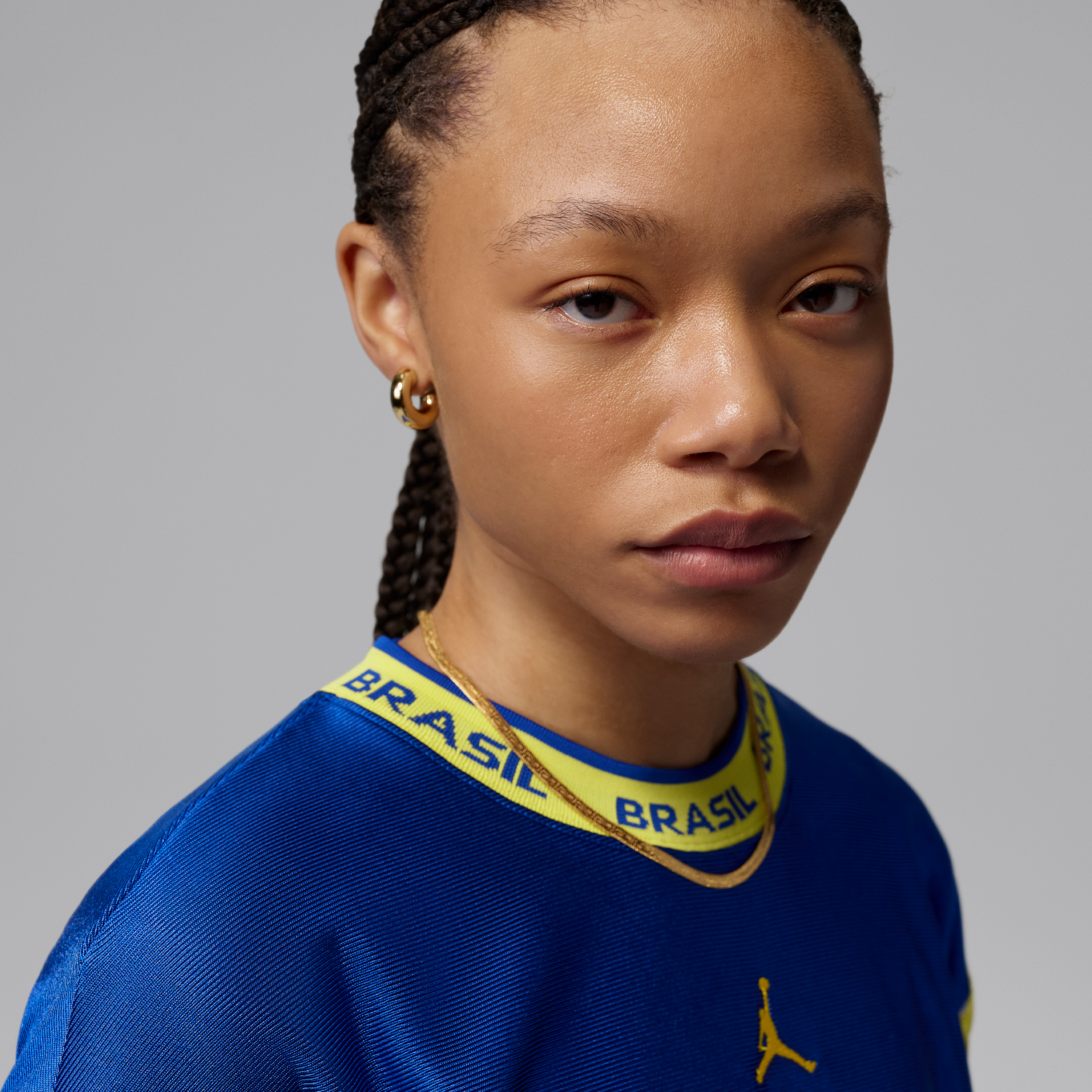 Thumbnail - Jordan Brooklyn Brasilien Trikotkleid (Damen) - Blau