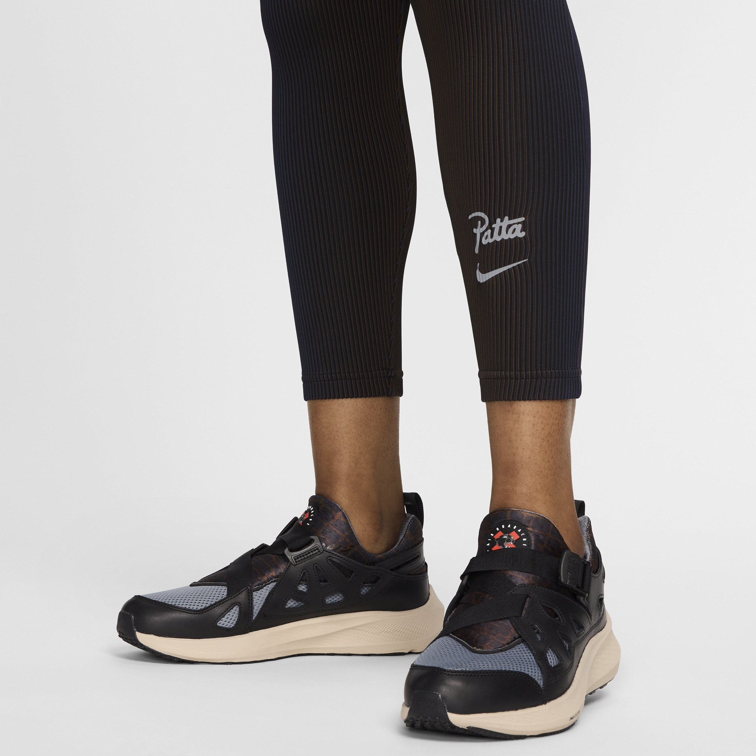 Nike x Patta Running Team legging voor heren Zwart