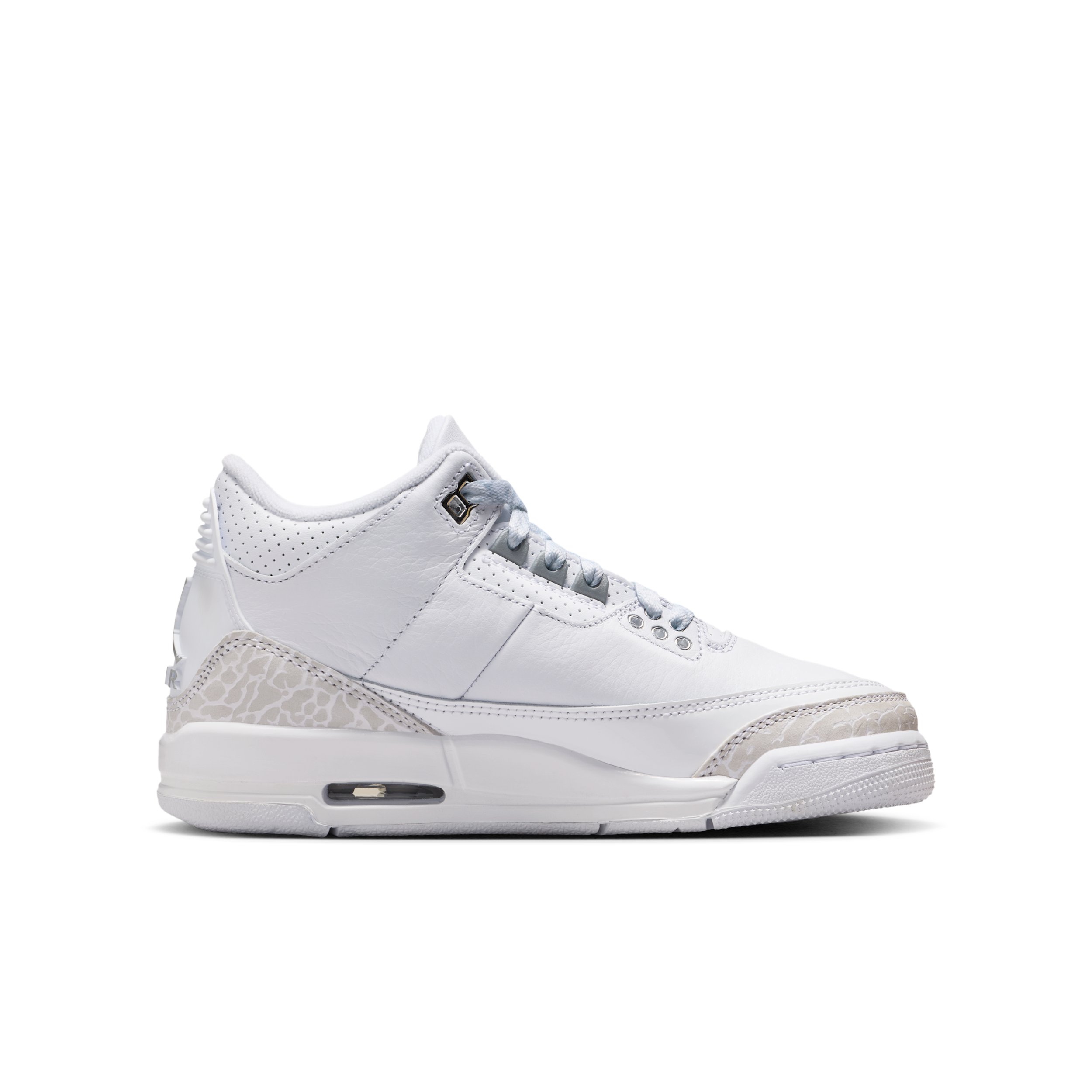 Thumbnail - Air Jordan 3 Retro "Pure Money" Schuh (ältere Kinder) - Weiß