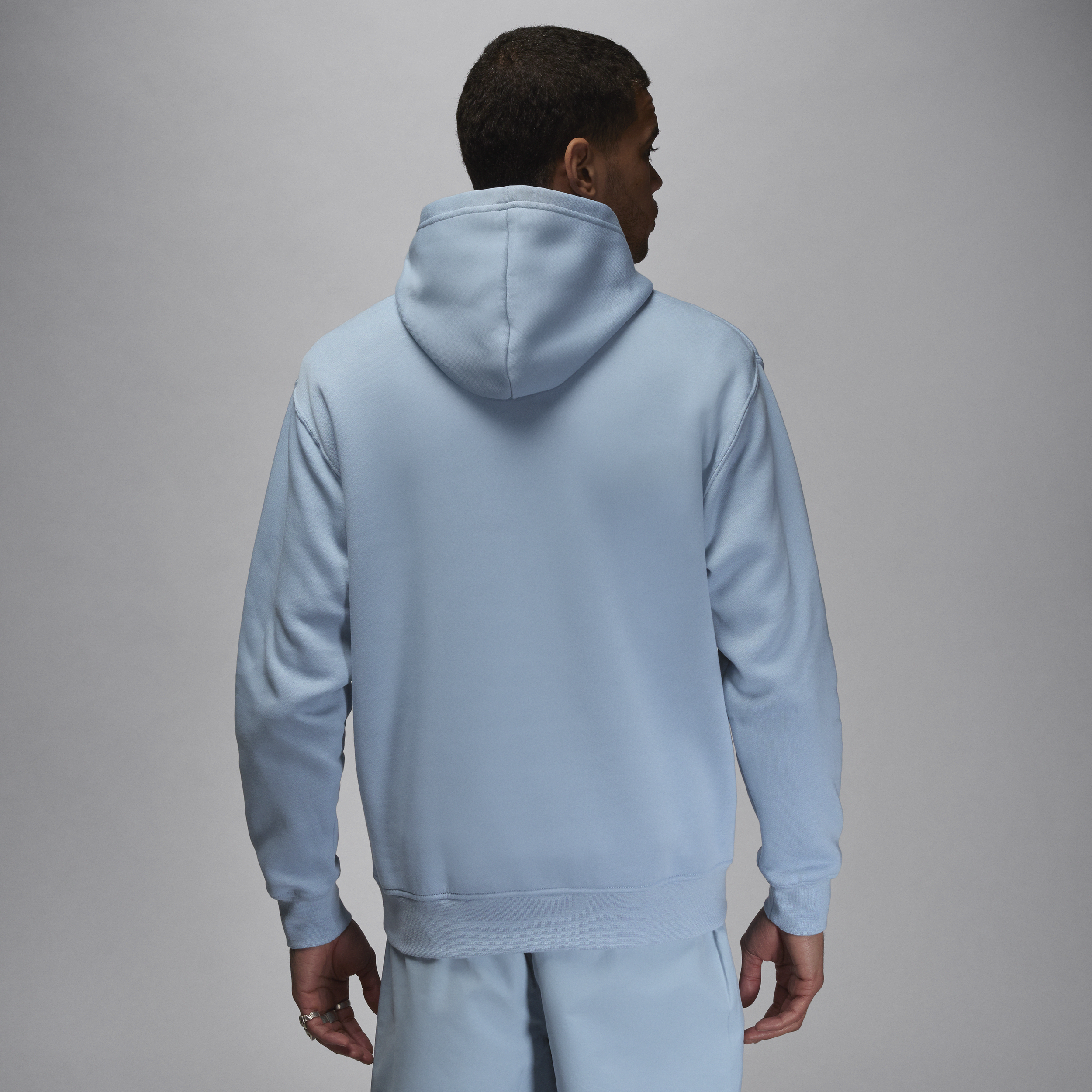 Jordan Brooklyn Fleece hoodie met print voor heren Blauw