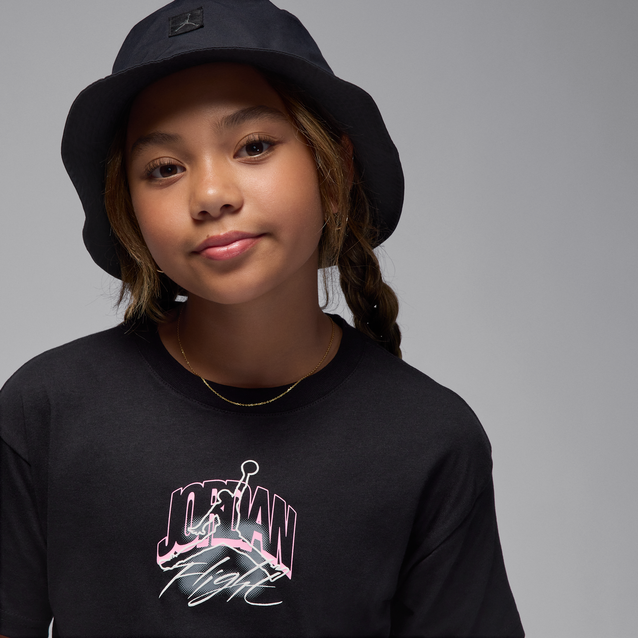 Thumbnail - Jordan lockeres T-Shirt mit Grafik (ältere Kinder) - Schwarz