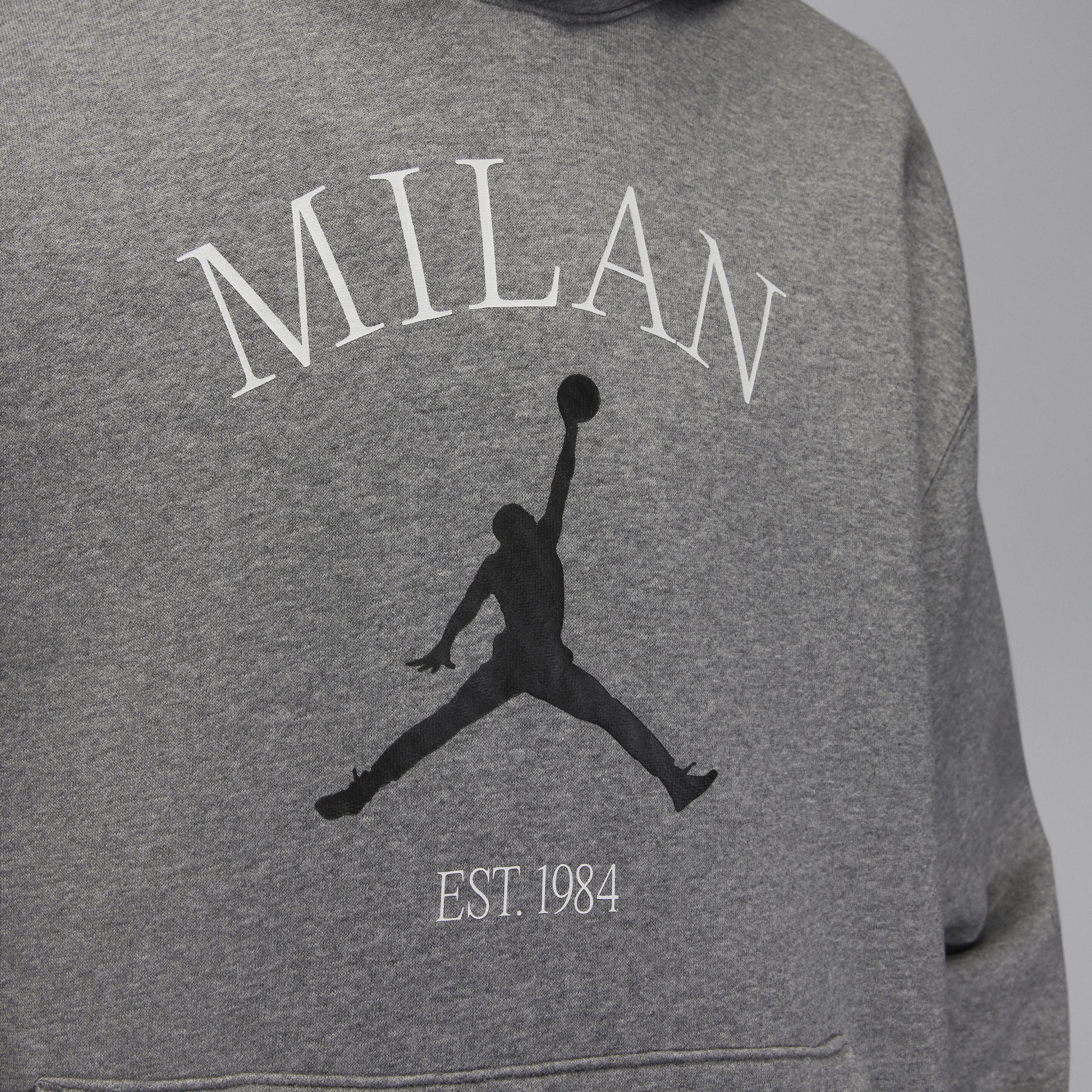 Jordan Milan hoodie voor heren Grijs