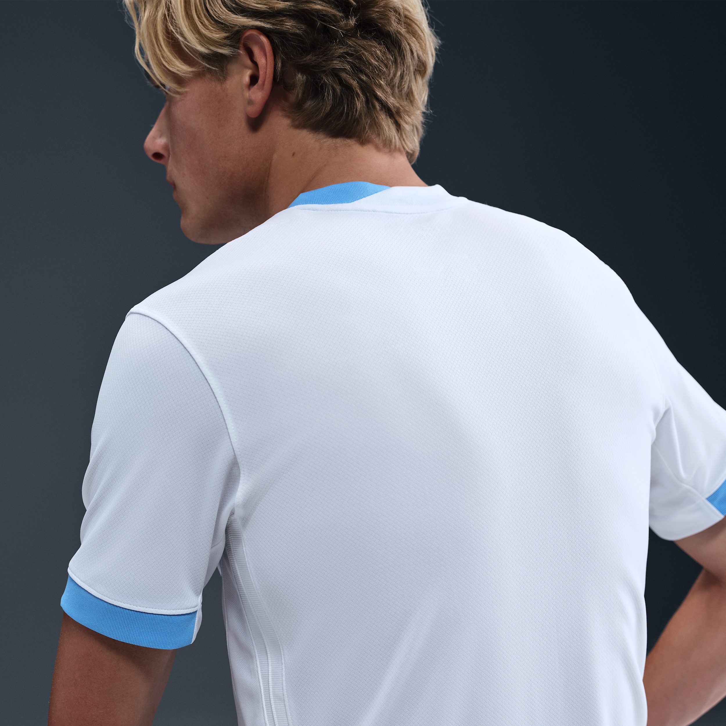 Nike Uruguay 2024 25 Stadium Uit (herenteam) Dri-FIT replica voetbalshirt voor heren Wit