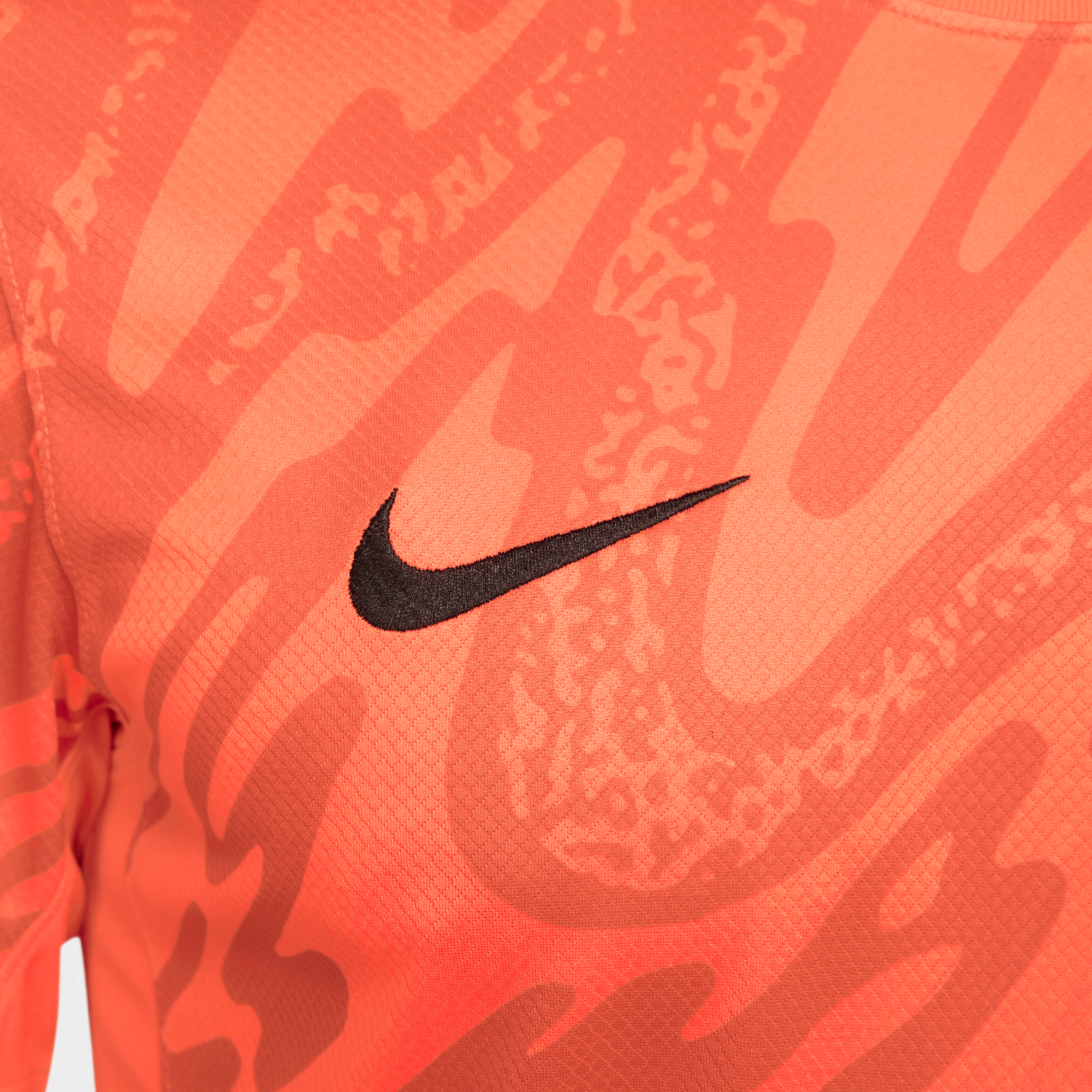 Nike Engeland (herenelftal) 2024 25 Stadium Goalkeeper Dri-FIT replica voetbalshirt met korte mouwen voor heren Oranje