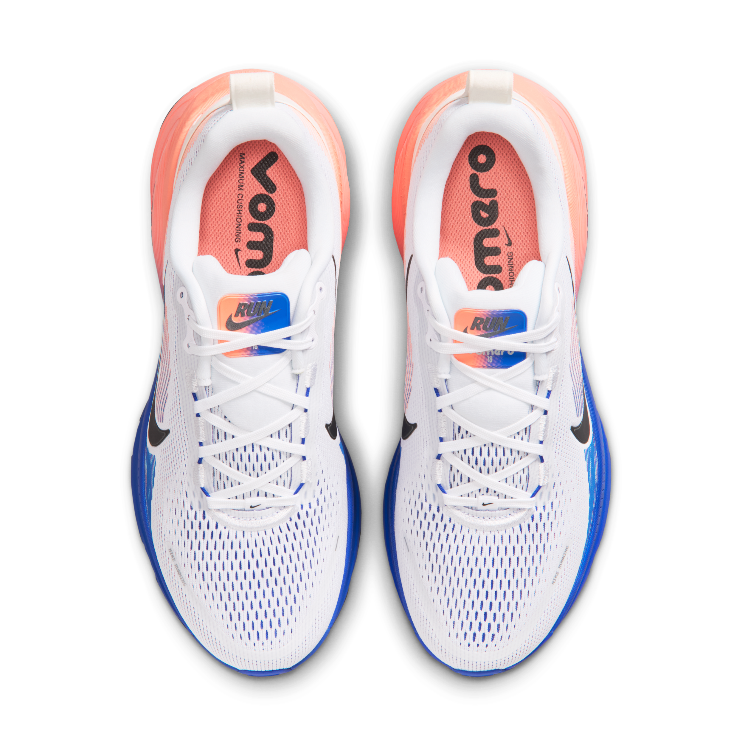 Nike Vomero 18 White / Racer Blue, vue 4