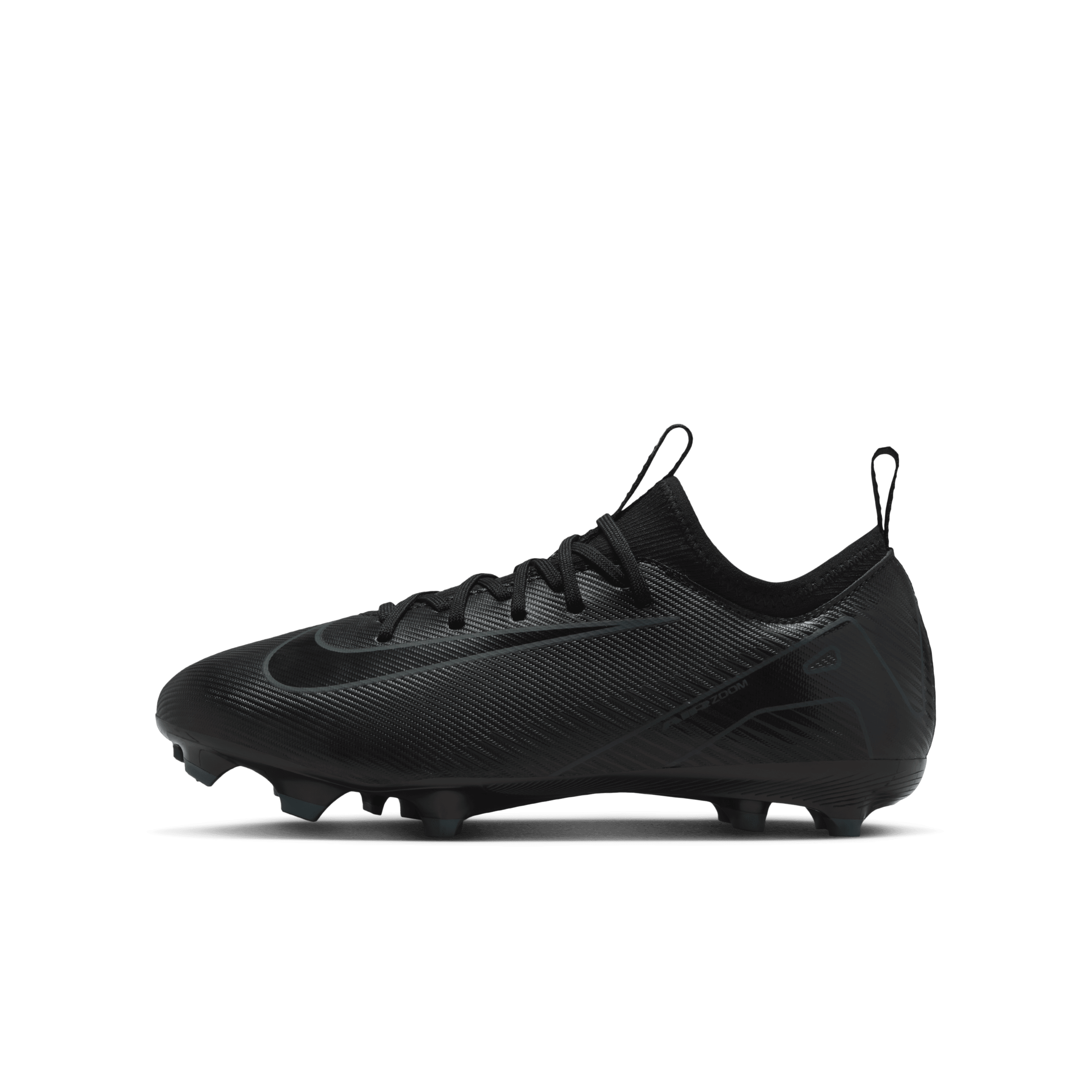 Chaussure de foot basse à crampons MG Nike Jr. Mercurial Vapor 16 Academy pour enfant/ado - Noir