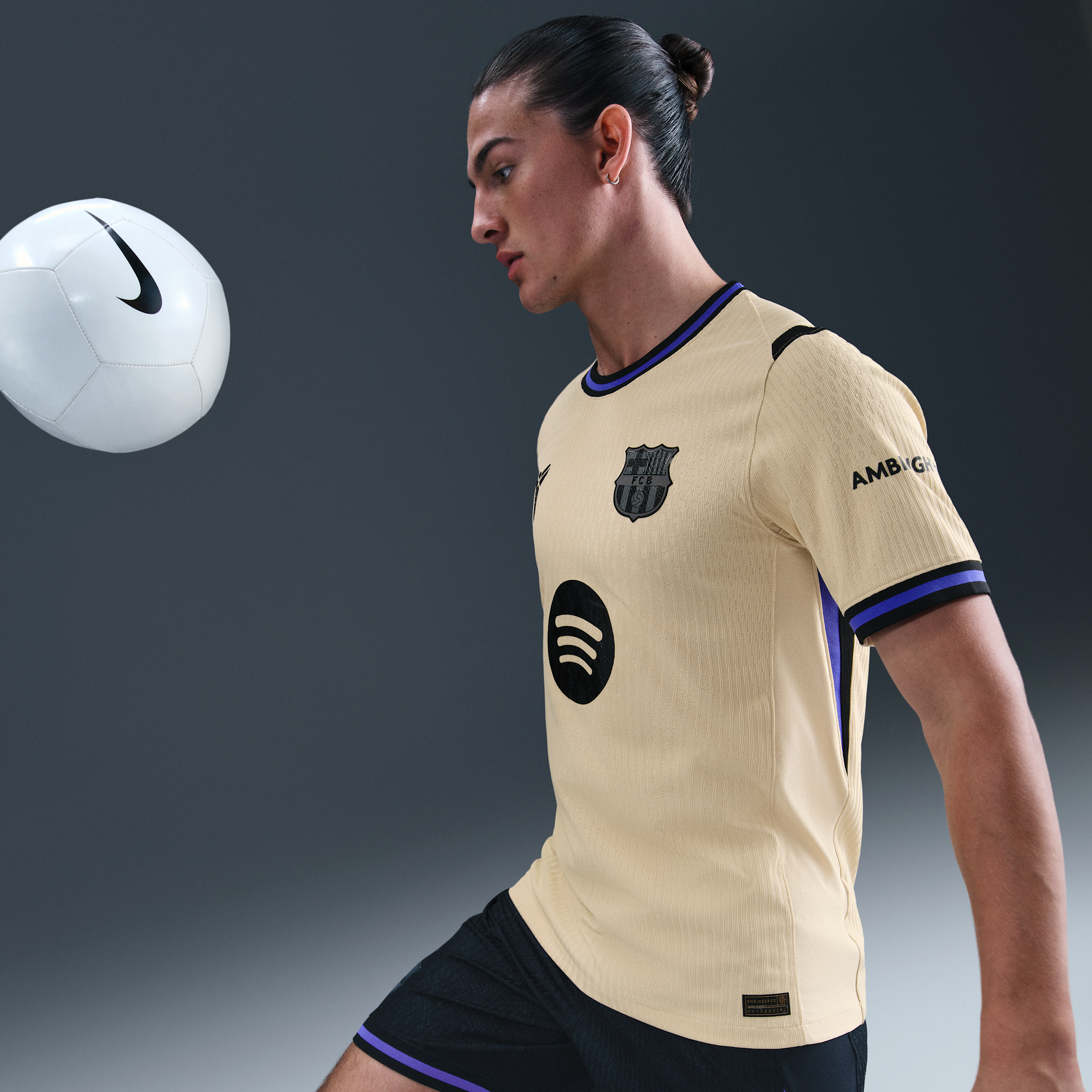 Nike FC Barcelona 2025 26 Match Uit Kobe Dri-FIT ADV authentiek voetbalshirt voor heren Bruin
