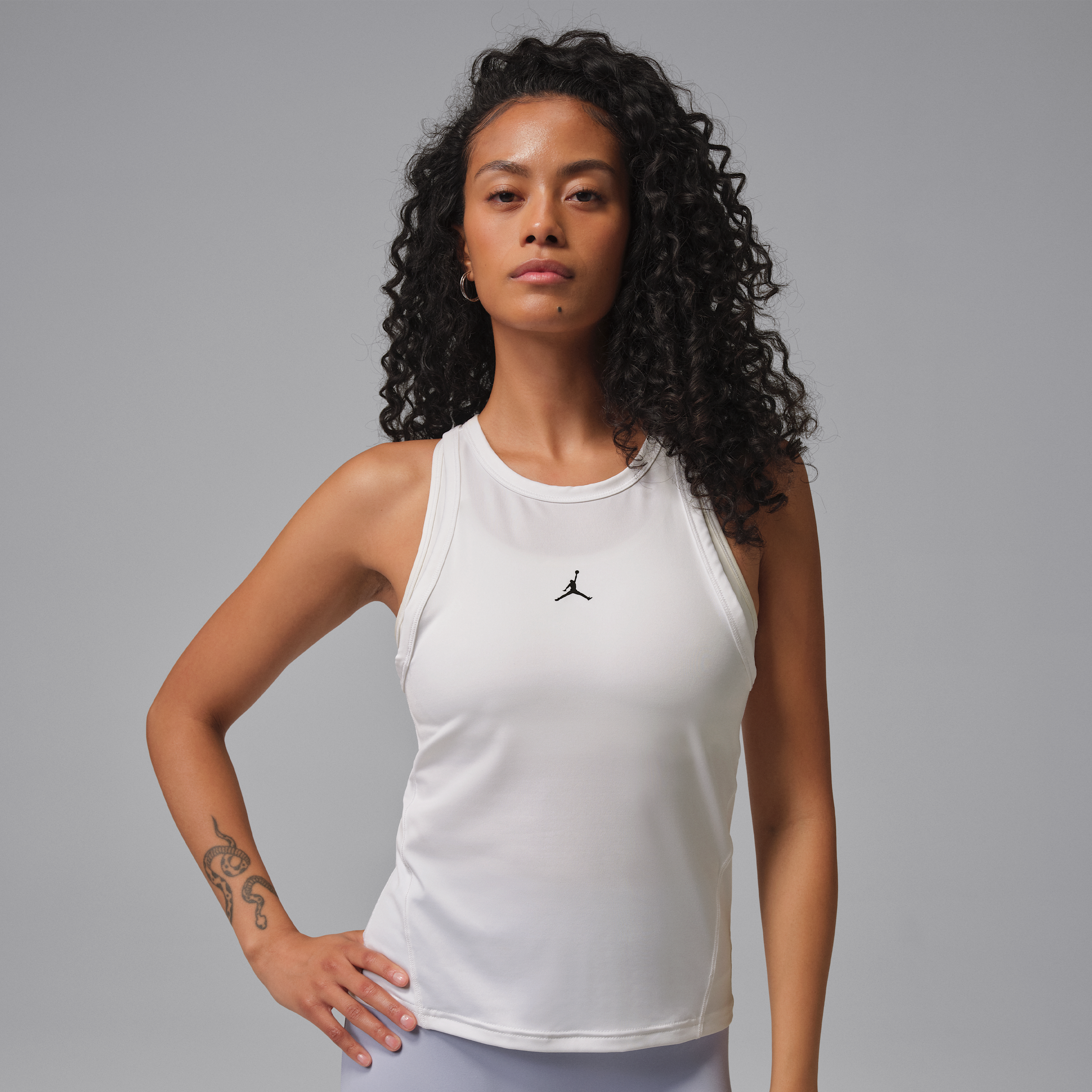 Thumbnail - Jordan Sport Essentials Dri-FIT ärmelloses Oberteil (Damen) - Weiß
