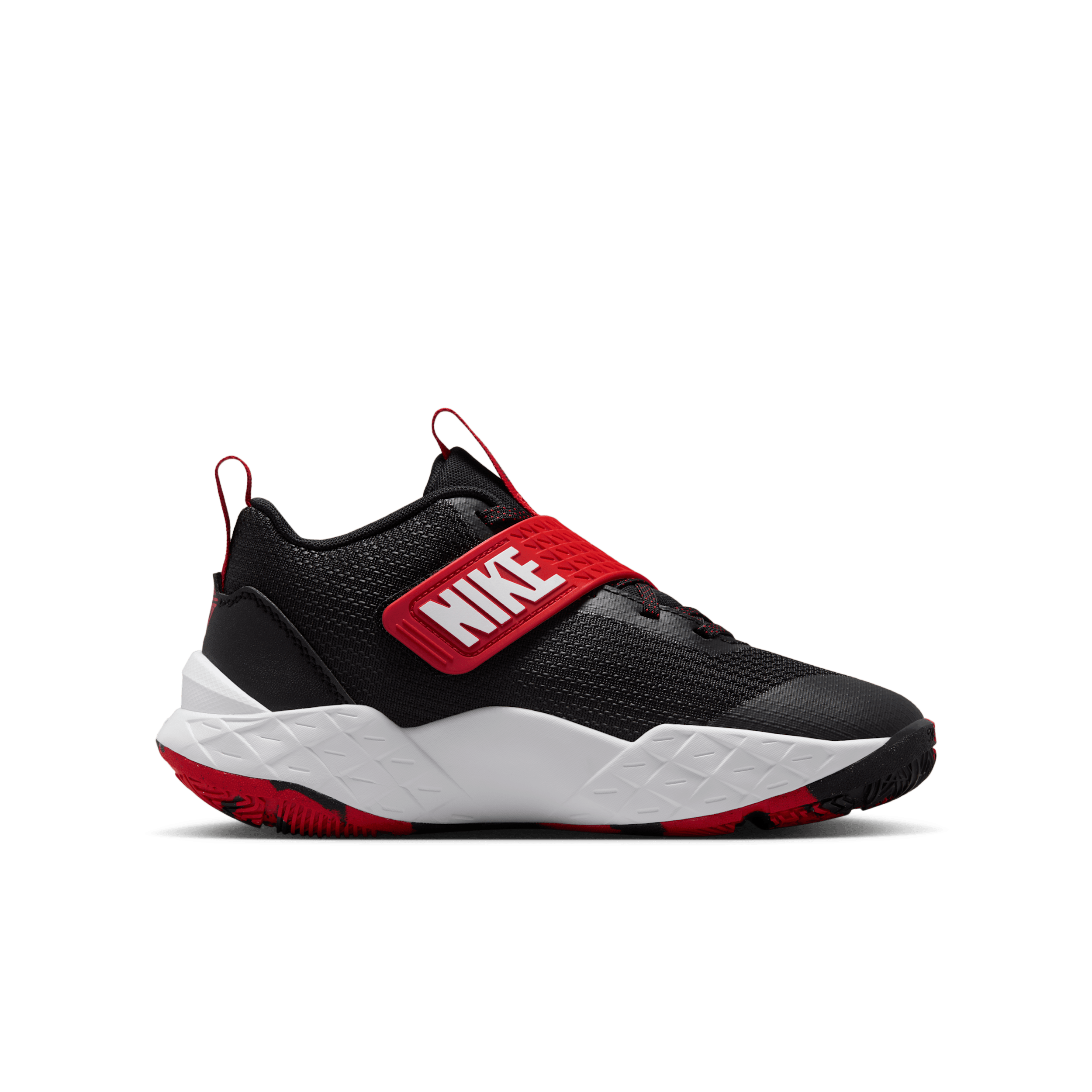 Nike Team Hustle D 12 basketsko til store barn - Svart - HF6279-001