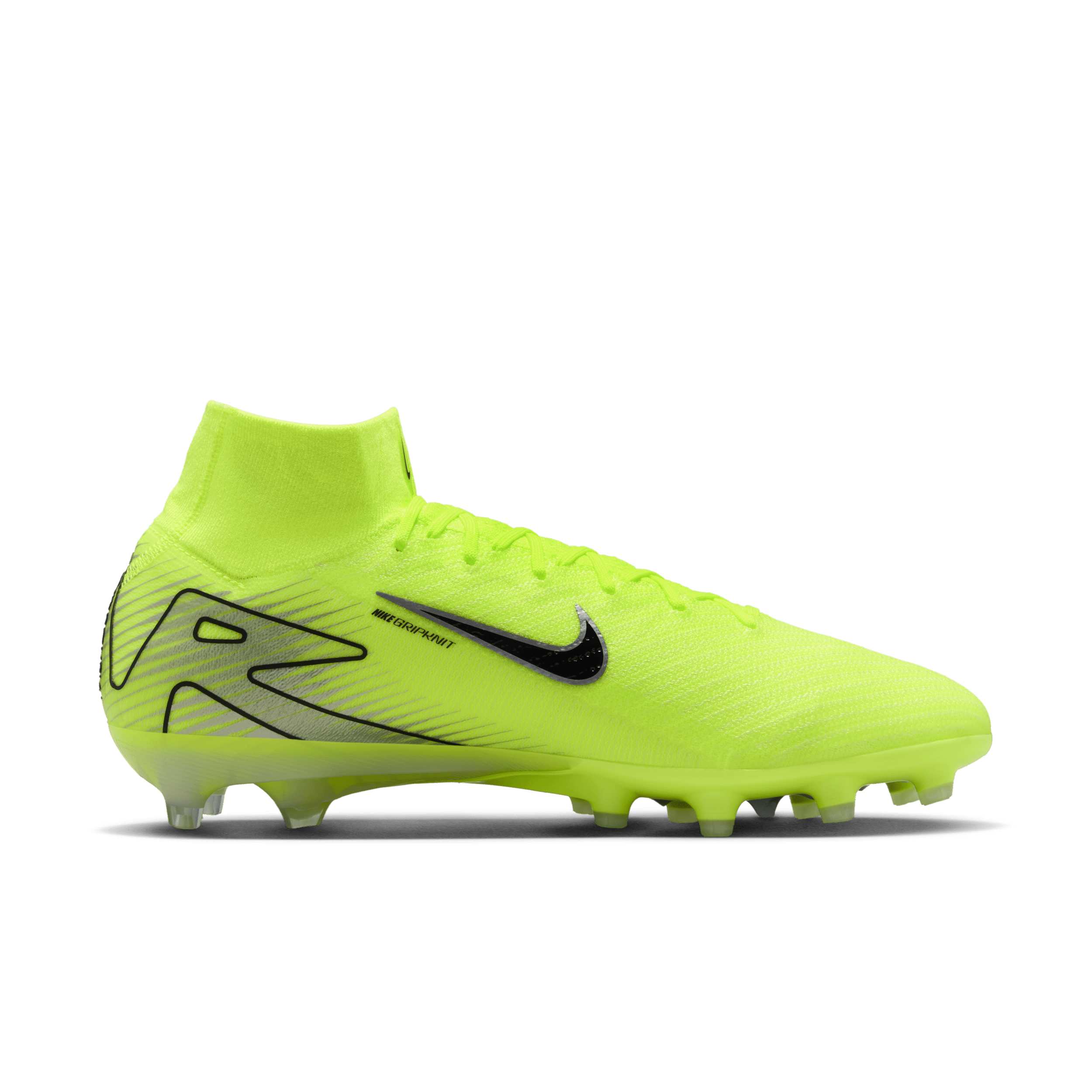 Chaussure de foot montante à crampons AG-Pro Nike Mercurial Superfly 10 Elite - Jaune